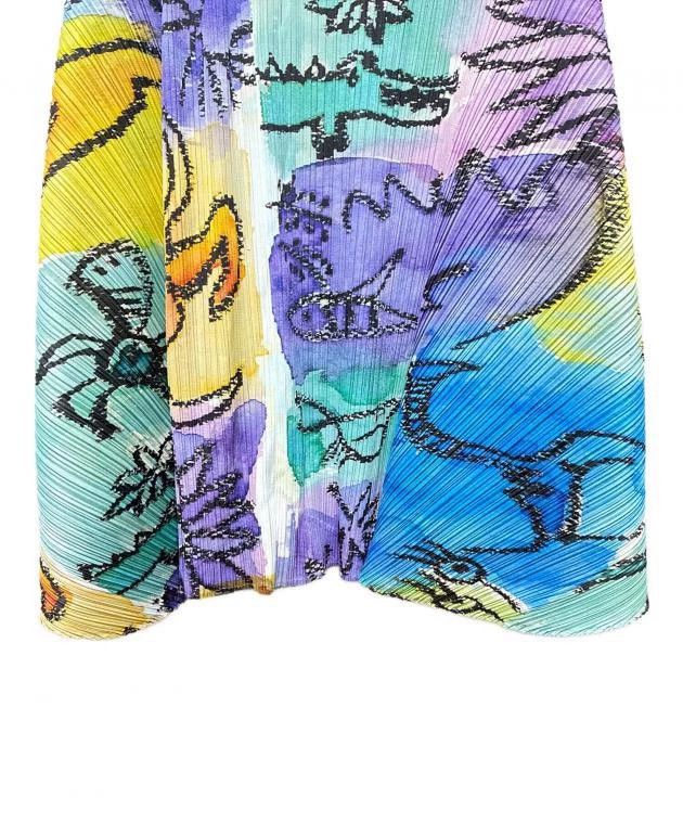 Issey Miyake issey miyake size:1 Underwater world graffiti skirt Size 42" / US 20 - 4 Thumbnail