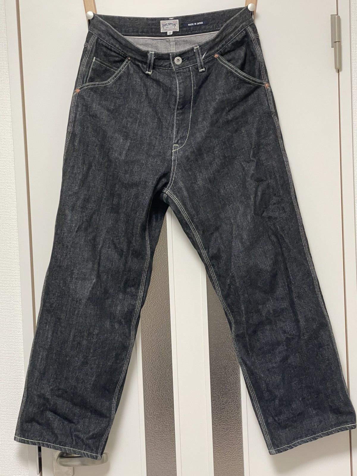 Japanese Brand Houston Selvedge Denim Painter Pants Size US 30 / EU 46 - 1 Thumbnail