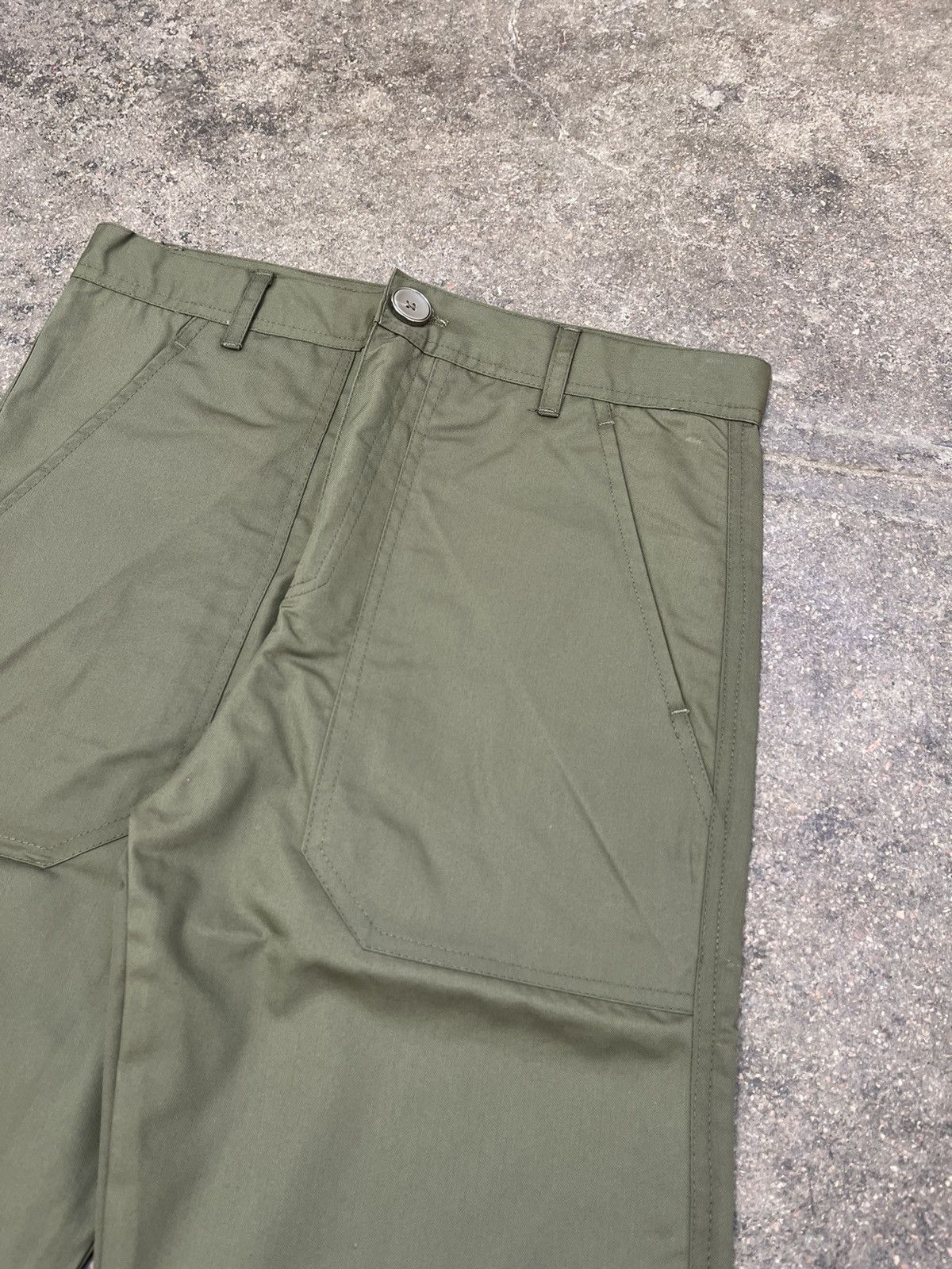 Vintage Work Pants Olive Size US 28 / EU 44 - 2 Thumbnail