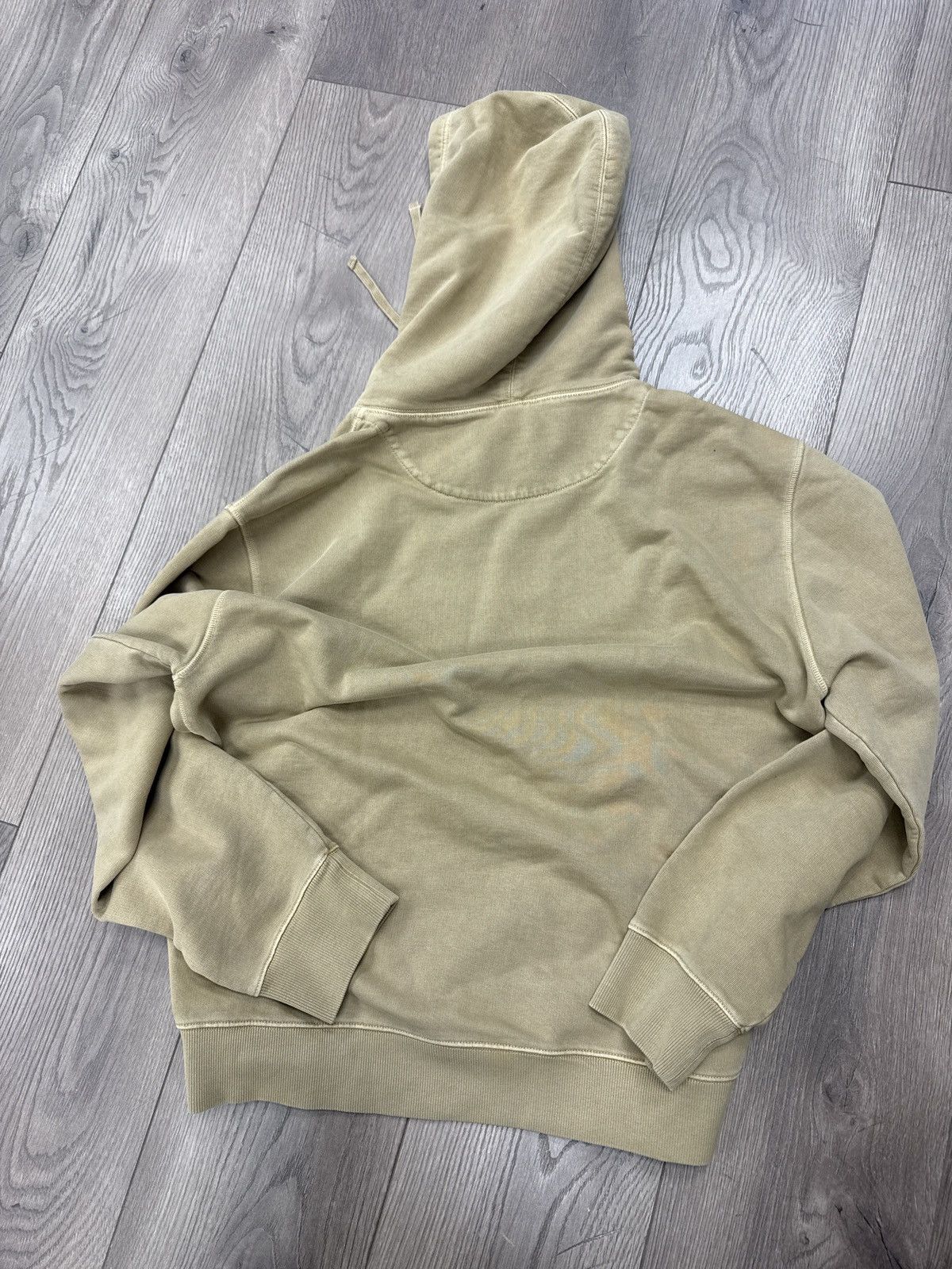 Prada Prada triangle logo hooded sweatshirt tan extra small Size US XS / EU 42 / 0 - 2 Thumbnail