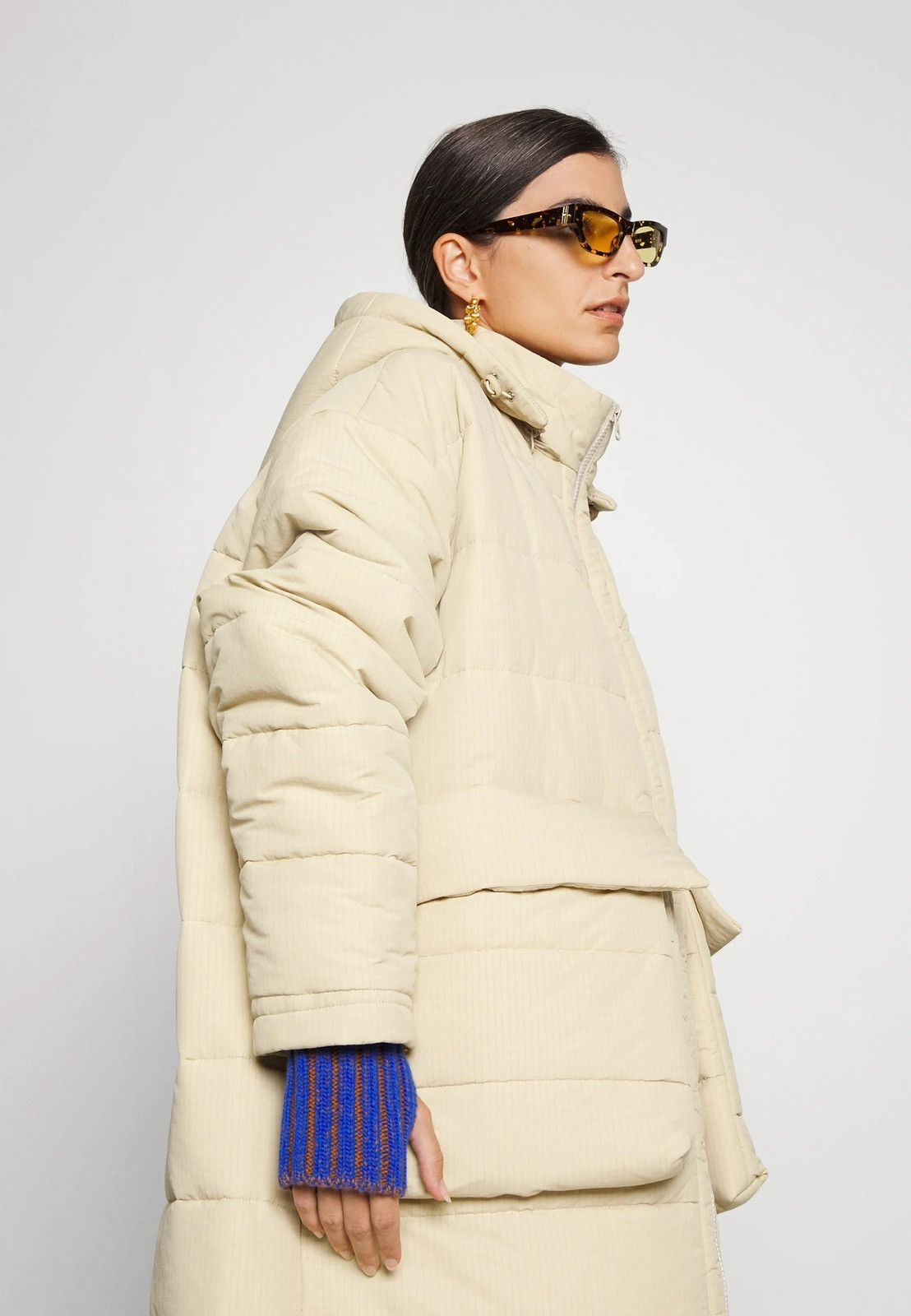 Henrik Vibskov !DS! AW22 Henrik Vibskov Apollo Almond Long Puffer Coat Size M / US 6-8 / IT 42-44 - 6 Thumbnail