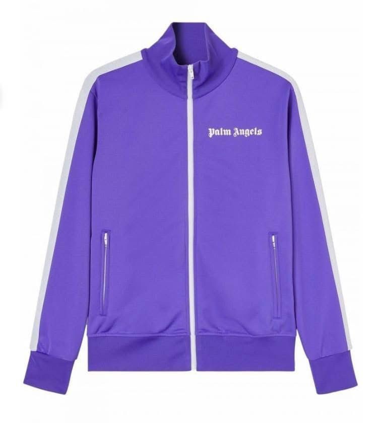 Palm Angels Palm Angels Purple Zip Track Jacket | Grailed