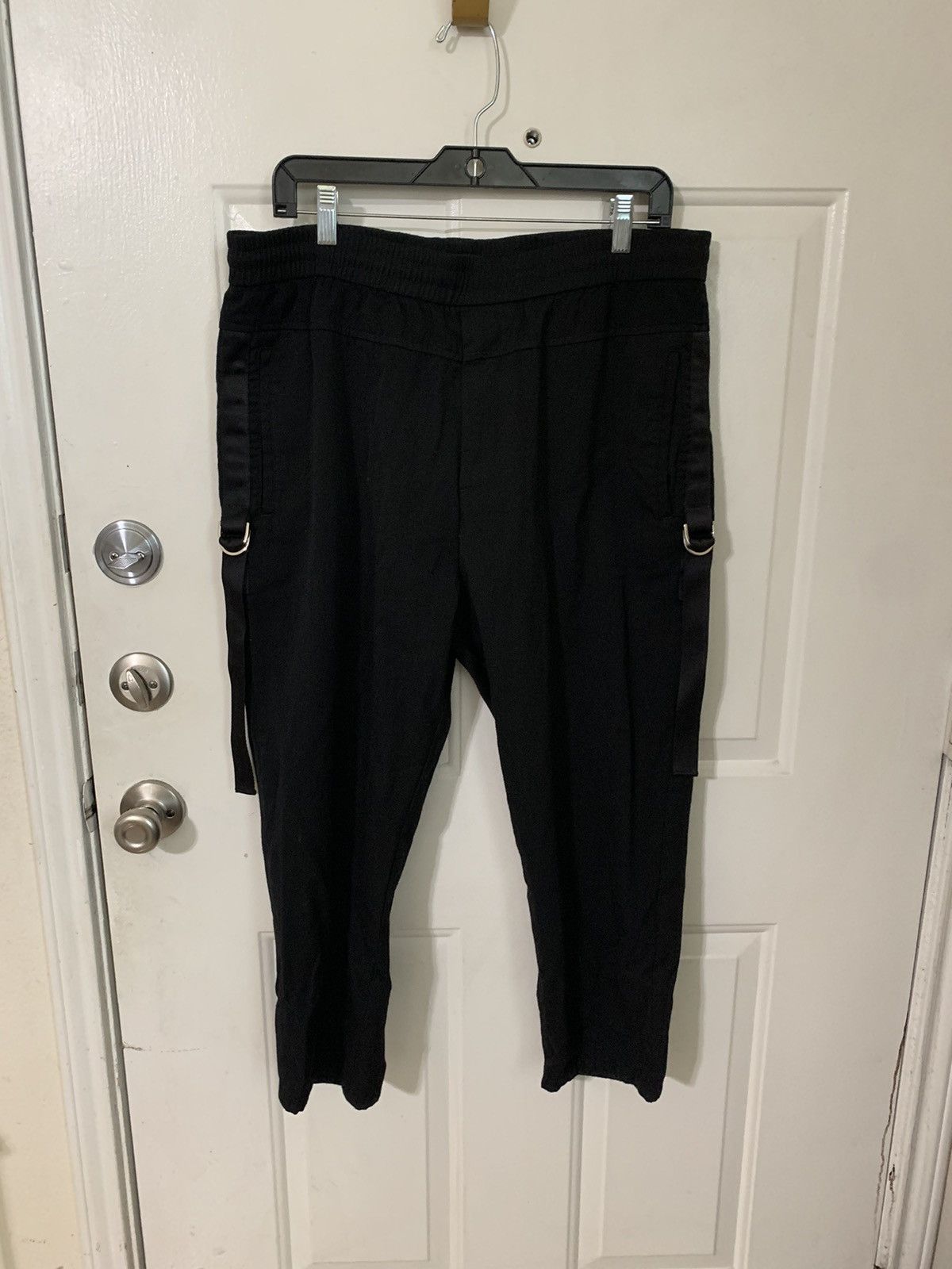 Japanese Brand × Trendiano Drawstring Cropped Trousers wool blend Size US 34 / EU 50 - 1 Thumbnail