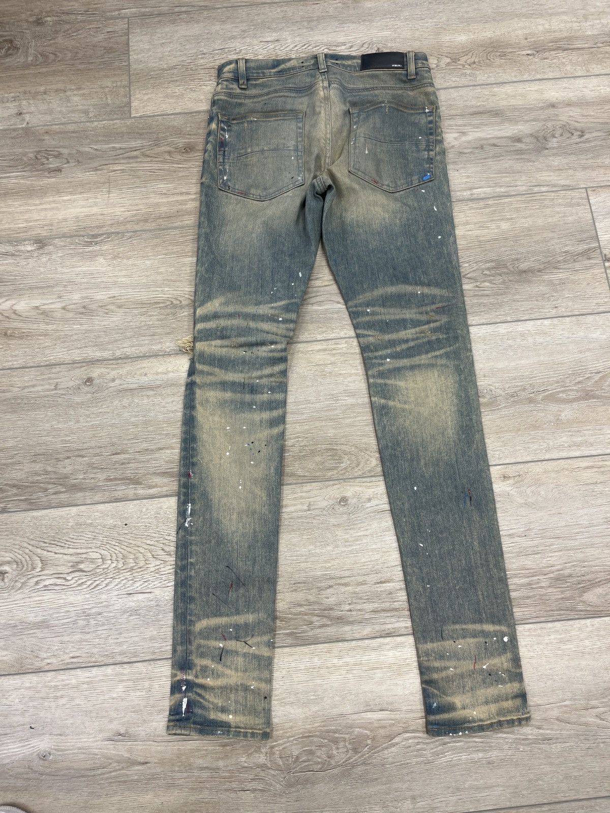 Amiri Amiri Paint Splatter Distressed Jeans 30 Size US 30 / EU 46 - 2 Thumbnail