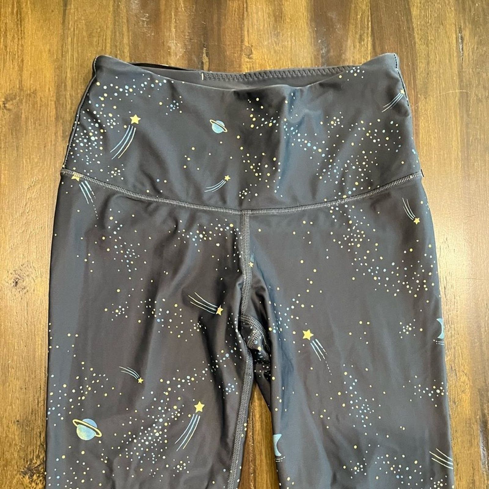 Vintage NWOT Victoria's Secret Sport Space Print Leggings - Size S Size 24" / US 00 / IT 34 - 5 Thumbnail