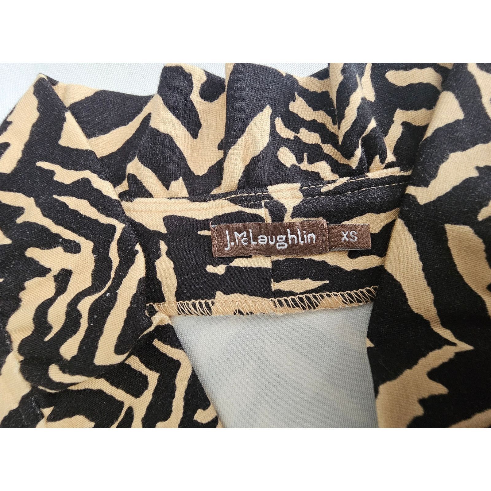 J.McLaughlin J. Mclaughlin Catalina Cloth Terin Sheath Tigre Dress XS Size XS / US 0-2 / IT 36-38 - 11 Thumbnail