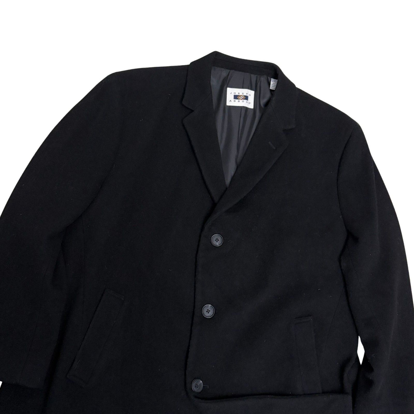 Joseph Abboud Joseph Abboud Wool Cashmere Pea Coat Long Trench Jacket 2XL Size US XXL / EU 58 / 5 - 5 Thumbnail