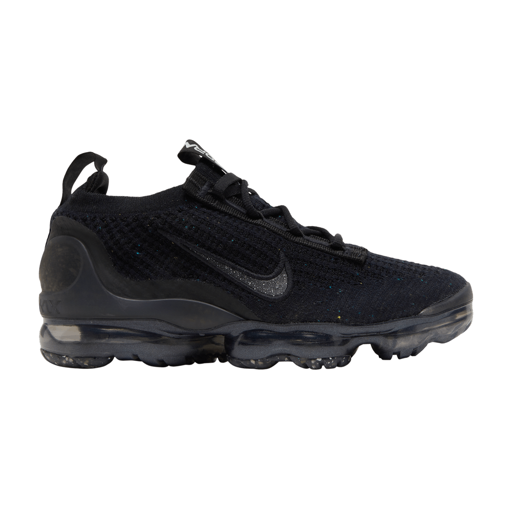 image of Nike Wmns Air Vapormax 2021 Flyknit Black Shoes, Women's (Size 8.5)