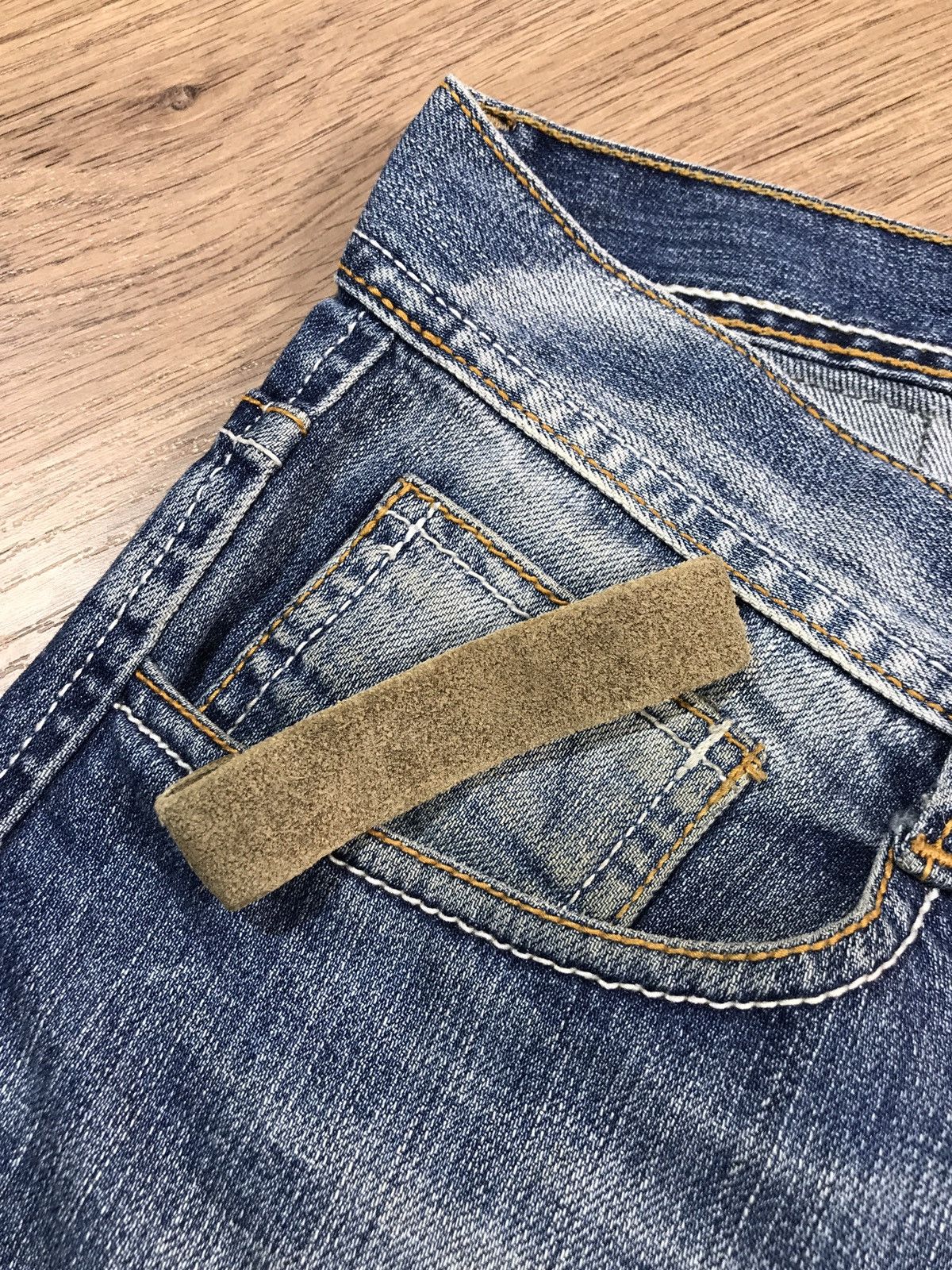 Japanese Brand × Takeshy Kurosawa × Vintage Vintage Takeshy Kurosawa Distressed Jeans Japanese Style Size US 34 / EU 50 - 11 Thumbnail