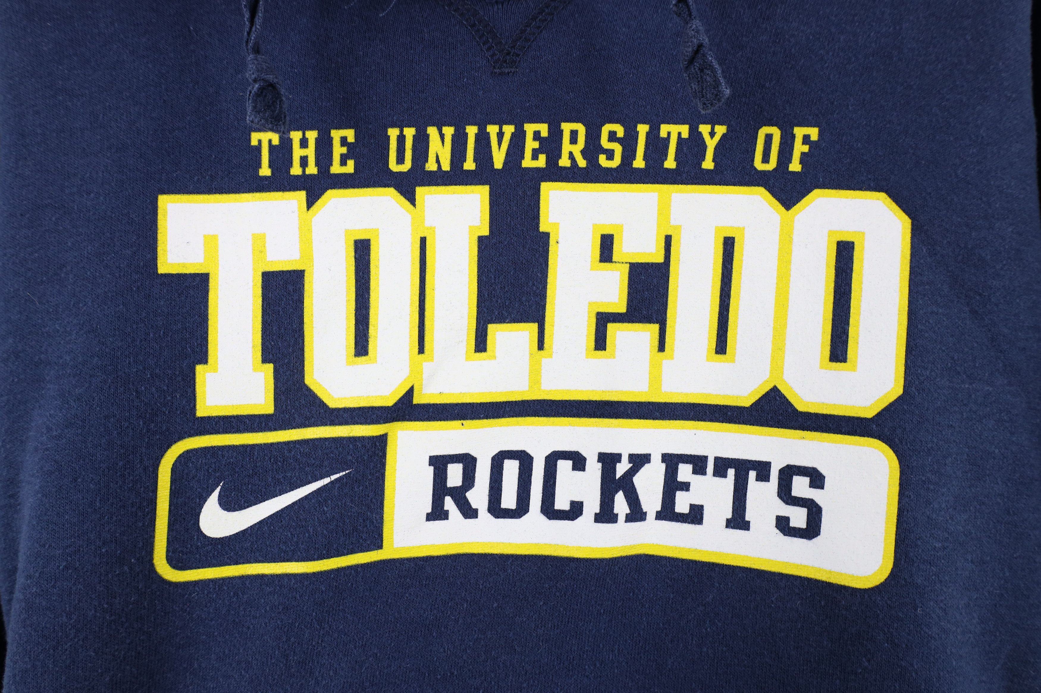 Nike × Vintage Vintage Nike Scott Mini Swoosh University of Toledo Hoodie Size US XL / EU 56 / 4 - 6 Thumbnail
