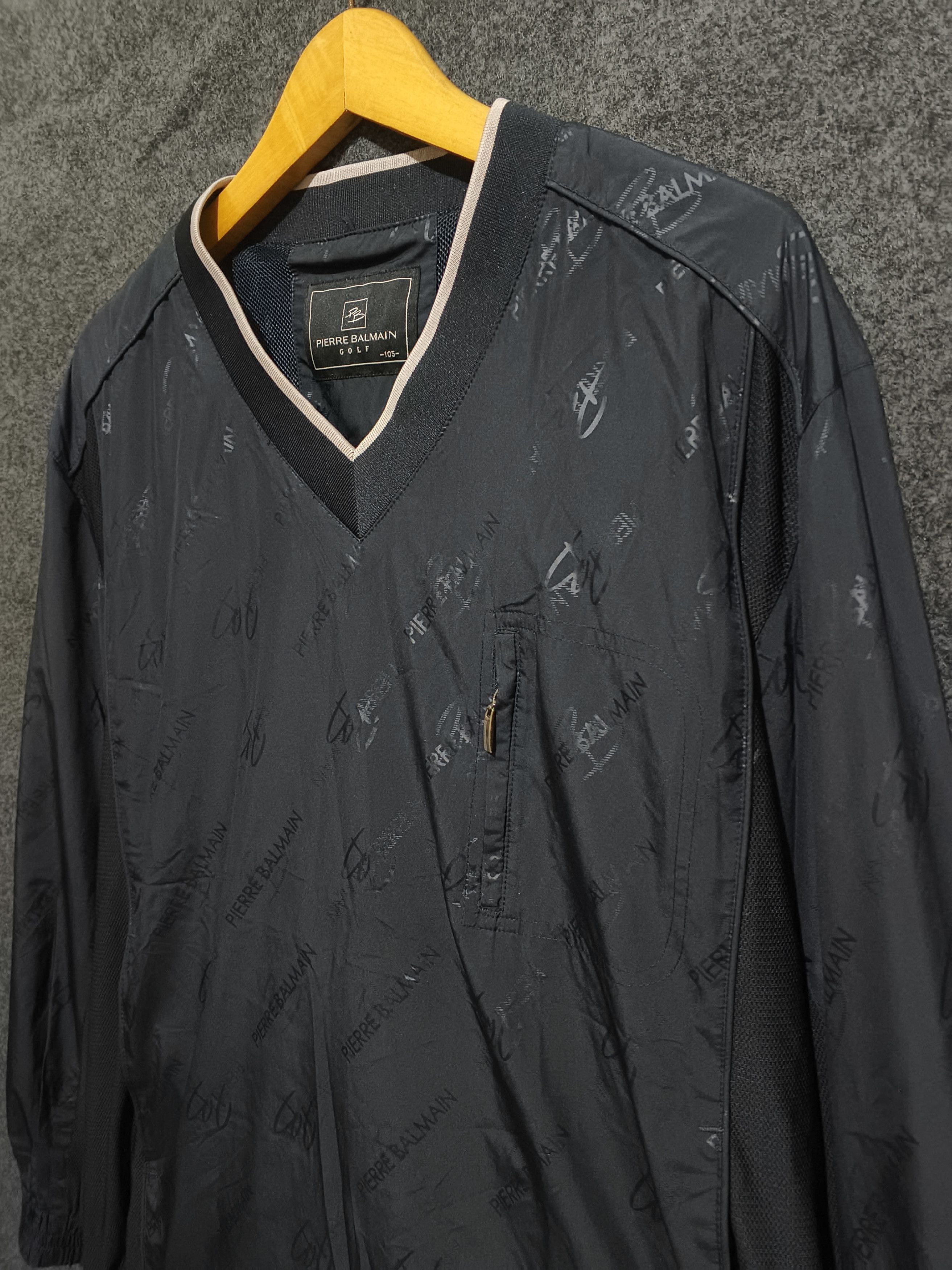 Pierre Balmain Vintage 90s Pierre Balmain Golf Monogram AOP Windbreaker Size US XL / EU 56 / 4 - 3 Thumbnail