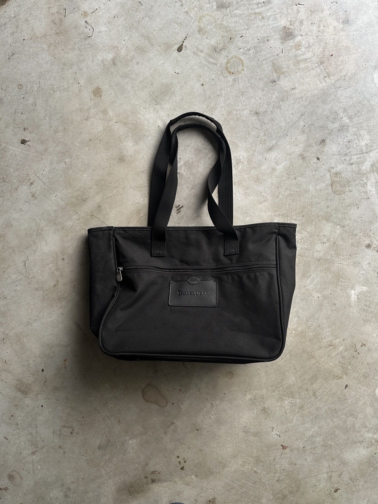 Vintage Vintage Black Travel Tote Bag Size ONE SIZE - 2 Thumbnail