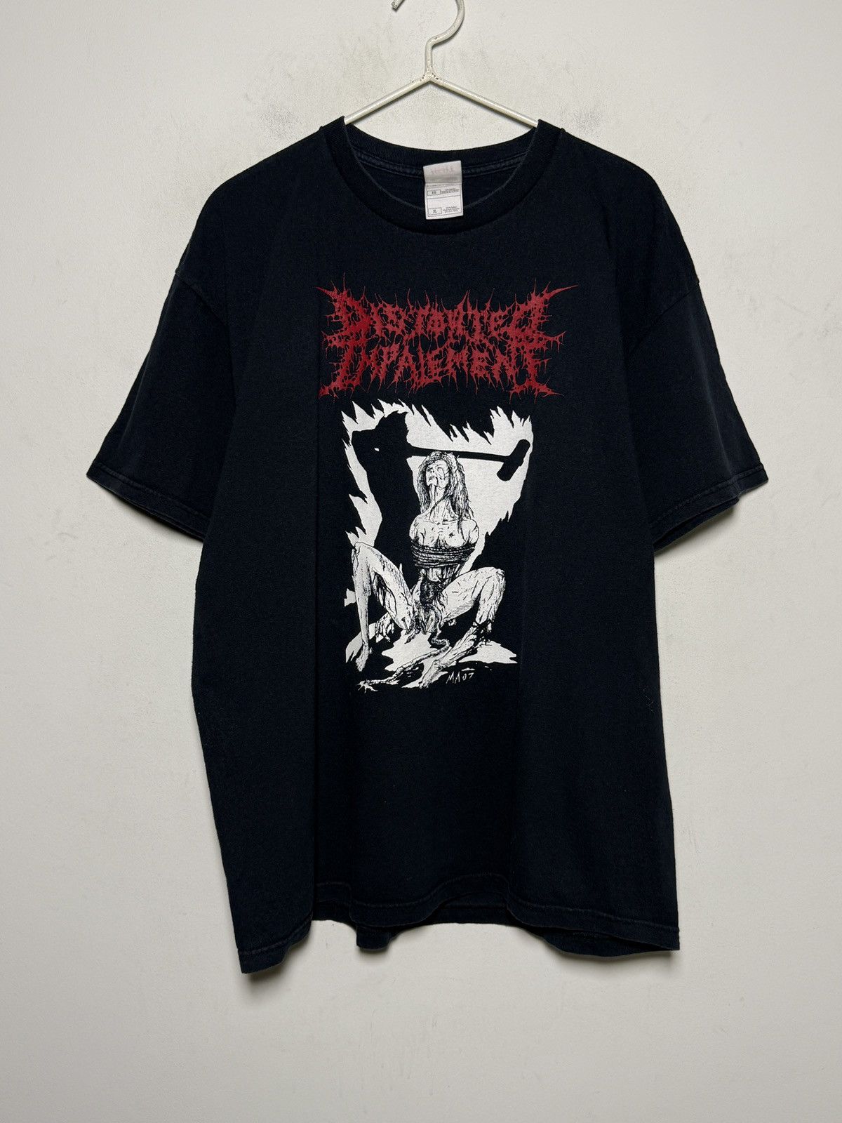 Band Tees Vintage Distorted Impalement black death metal T-shirt Size US XL / EU 56 / 4 - 1 Thumbnail