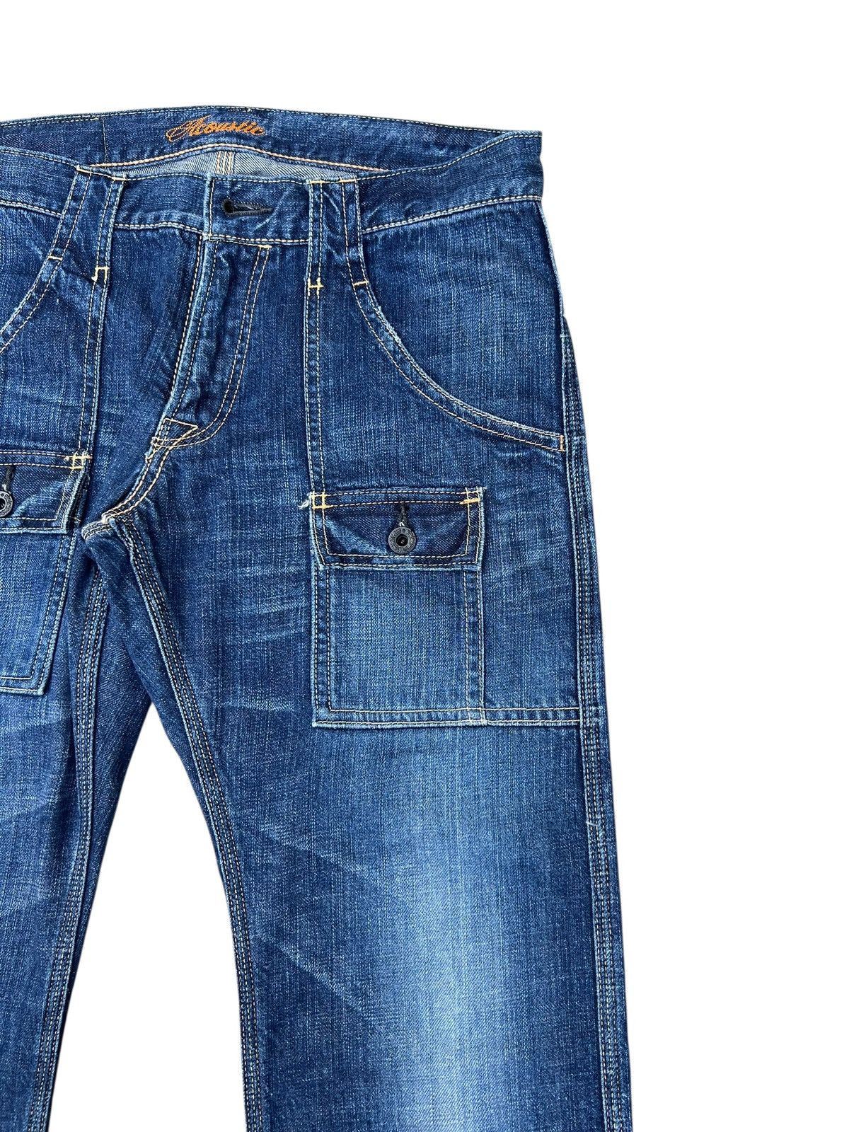 Shellac Acoustic Japan Bush Denim Jeans Size US 31 - 11 Thumbnail