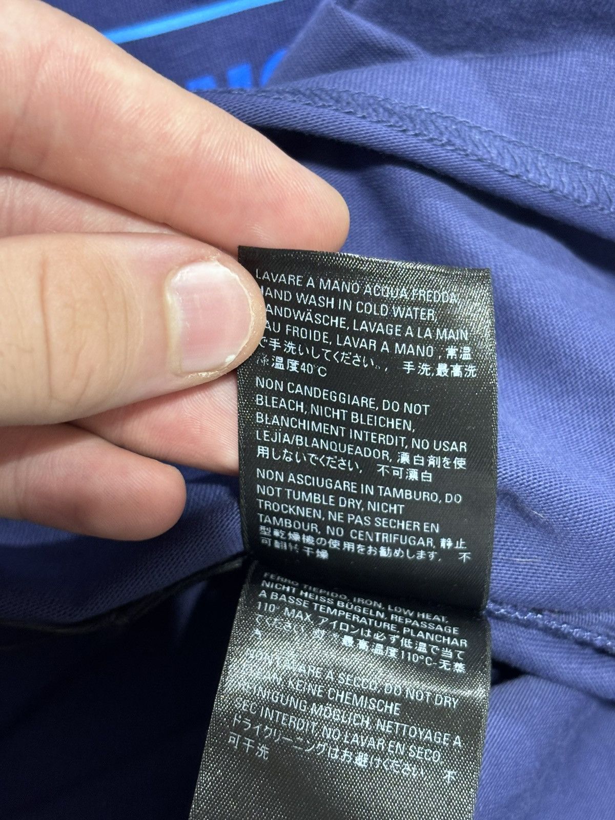 Balenciaga Balenciaga Recycle Blue Tee Size US XS / EU 42 / 0 - 9 Thumbnail