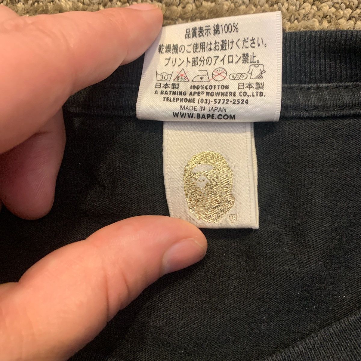 Bape A Bathing Ape LS (BAPE) Size US L / EU 52-54 / 3 - 7 Thumbnail