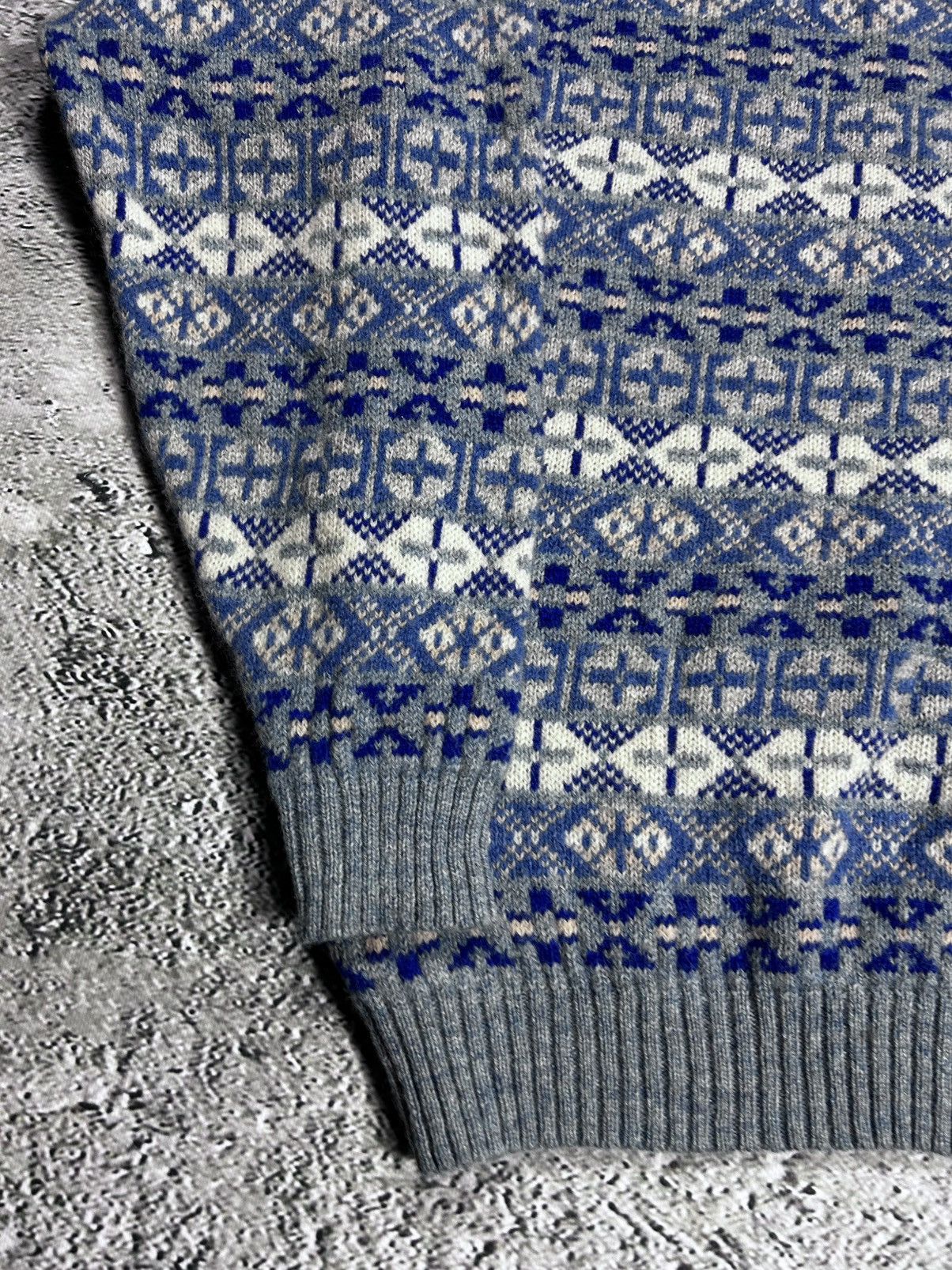 Vintage Vintage Glenugie Of Scotland 100% Wool Cardigan Sweater Size US S / EU 44-46 / 1 - 4 Thumbnail