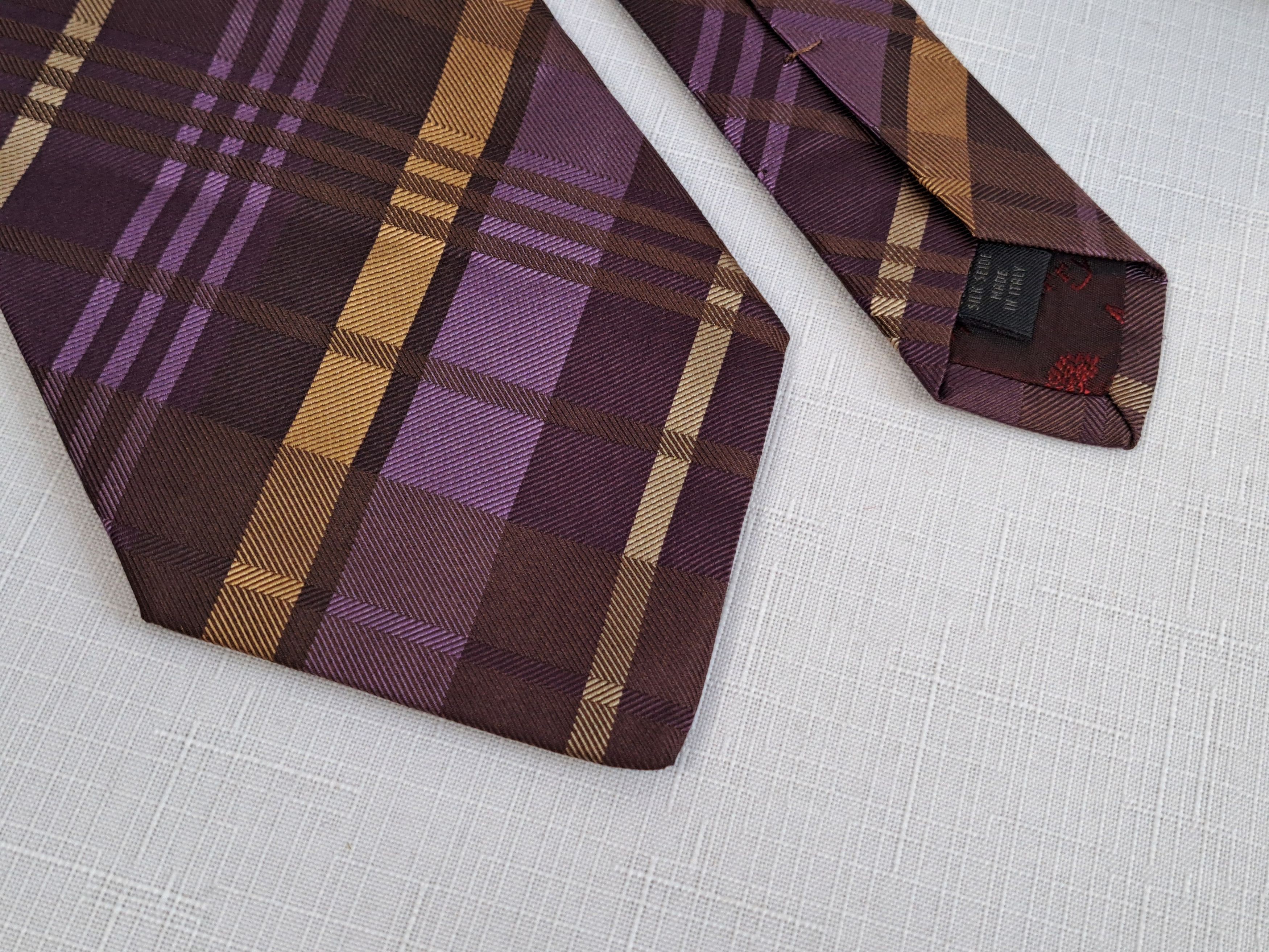 Mulberry × Vintage Mulberry vintage silk tie. Size ONE SIZE - 7 Thumbnail