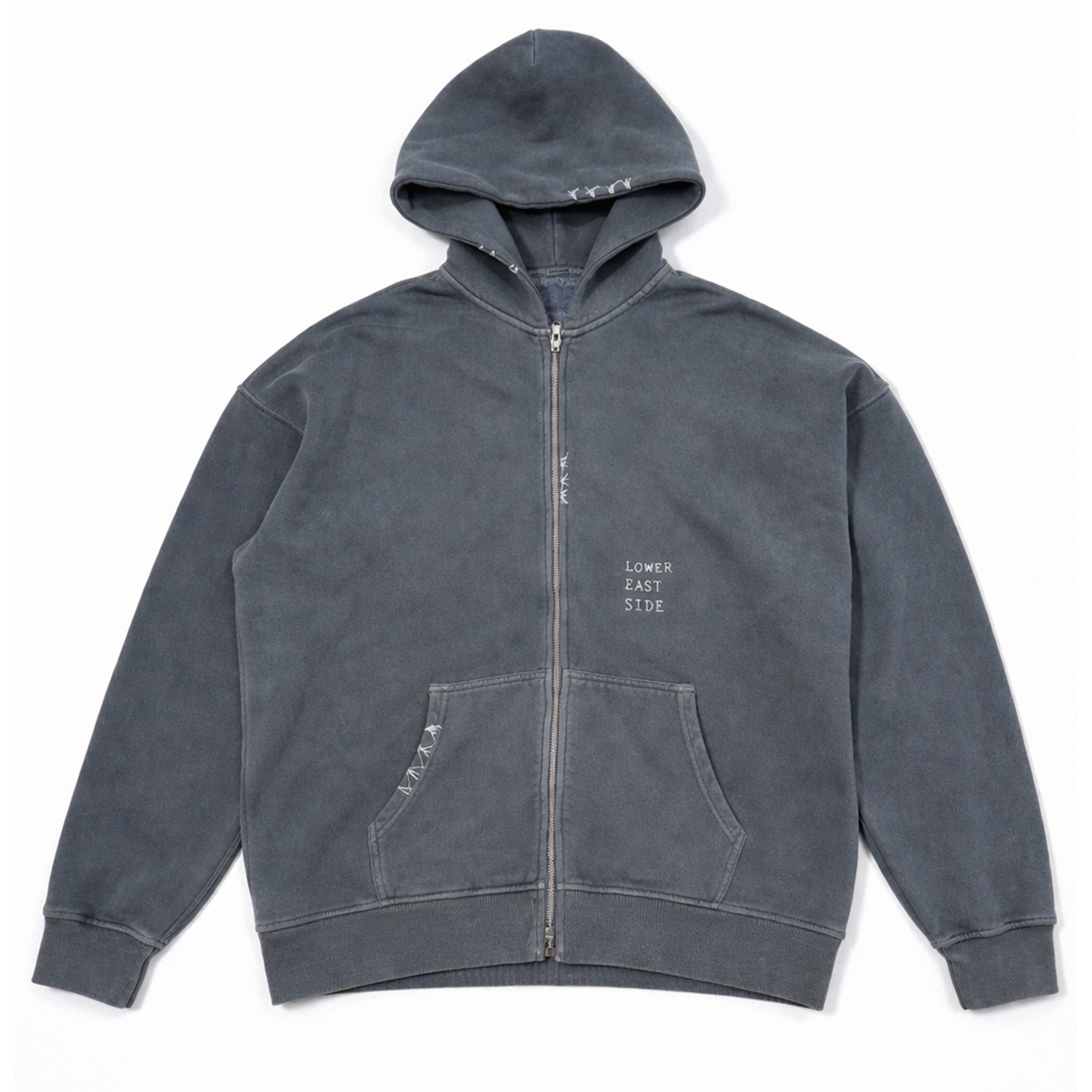 YVX YVX Workshop LES Hooded Sweatshirt Stone Blue Size US XXL / EU 58 / 5 - 1 Thumbnail