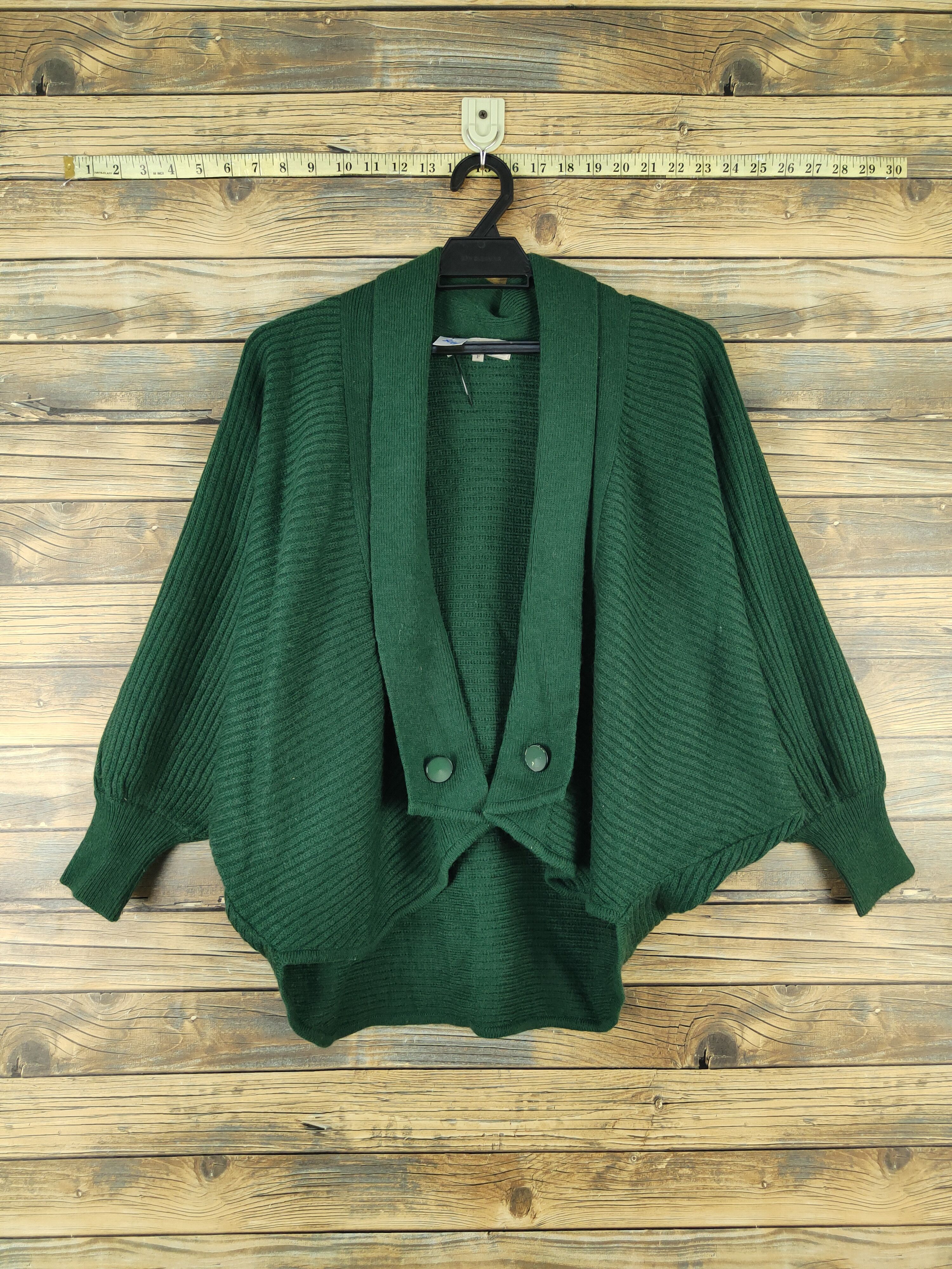 Gerbee vintage Green Knitwear Cardigan #W2108