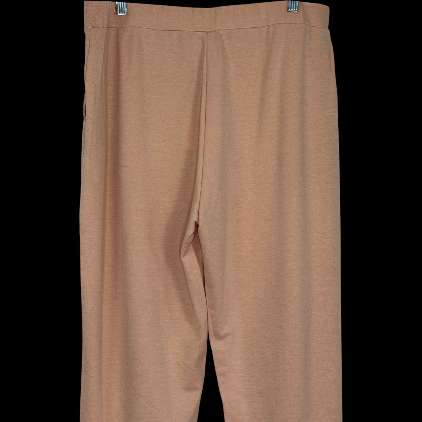 Other Eaze Wear by Antthony Pull On Pants XL Peach Stretch KnitNWT Size 31" - 4 Thumbnail