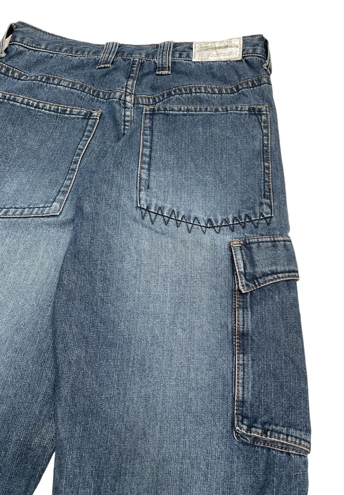 If Six Was Nine × Japanese Brand Rare Design Vintage Brand Double Edge Baggy Jeans 2000s Size US 28 / EU 44 - 4 Thumbnail