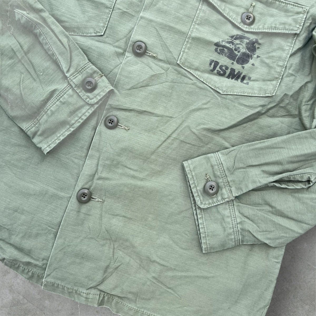 Journal Standard OG 50s Vtg USMC Fatique Shirt by Journal Standard Japan Size US L / EU 52-54 / 3 - 4 Thumbnail