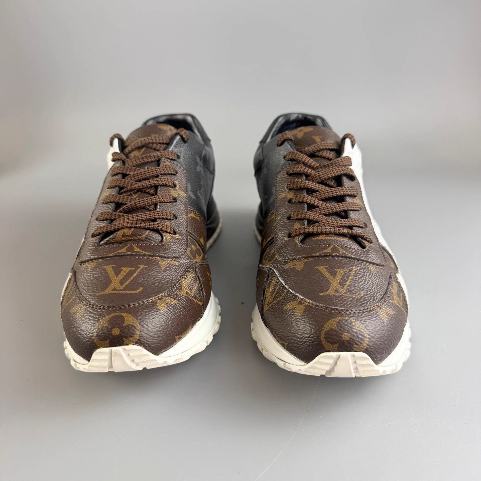 Louis Vuitton LV Runaway Black Brown Monogram Sneakers 40 95New Size US 6 / EU 39 - 2 Thumbnail