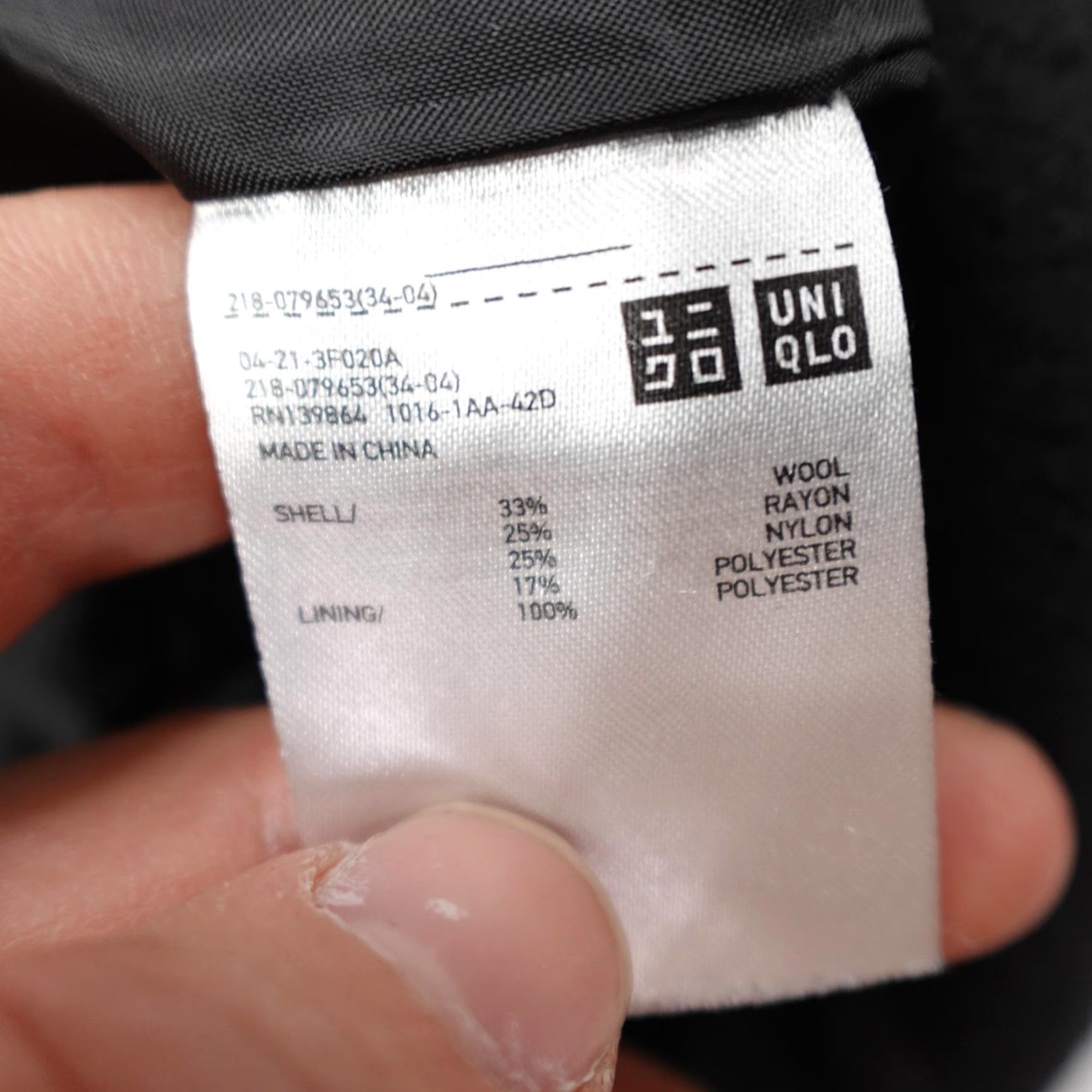 Uniqlo Uniqlo Coat Womens Medium Black Wool Blend Toggle Duffle Hooded Parka Size M / US 6-8 / IT 42-44 - 4 Thumbnail