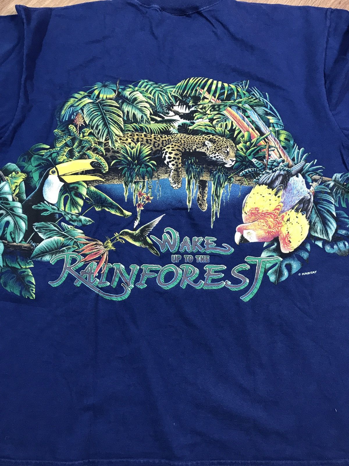 Habitat × Vintage Vintage 90s Habitat Animal Rare T Shirt Size US L / EU 52-54 / 3 - 11 Thumbnail
