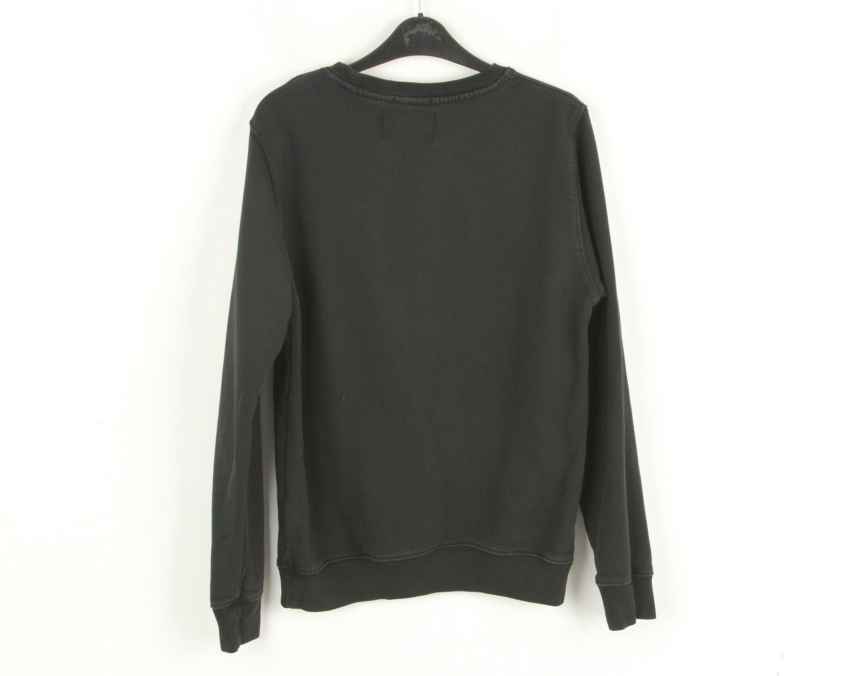 Replay Women M Jumper Black Sweatshirt Pullover Organic Cotton Size M / US 6-8 / IT 42-44 - 3 Thumbnail