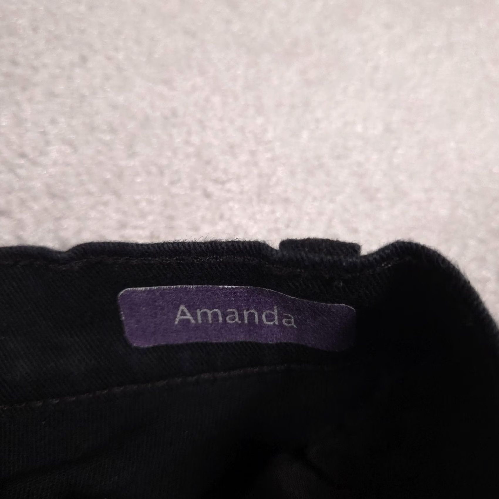 Gloria Vanderbilt Gloria Vanderbilt Amanda Jeans Womens 6P Short Black High Rise Tapered Stretch Size 28" / US 6 / IT 42 - 6 Thumbnail