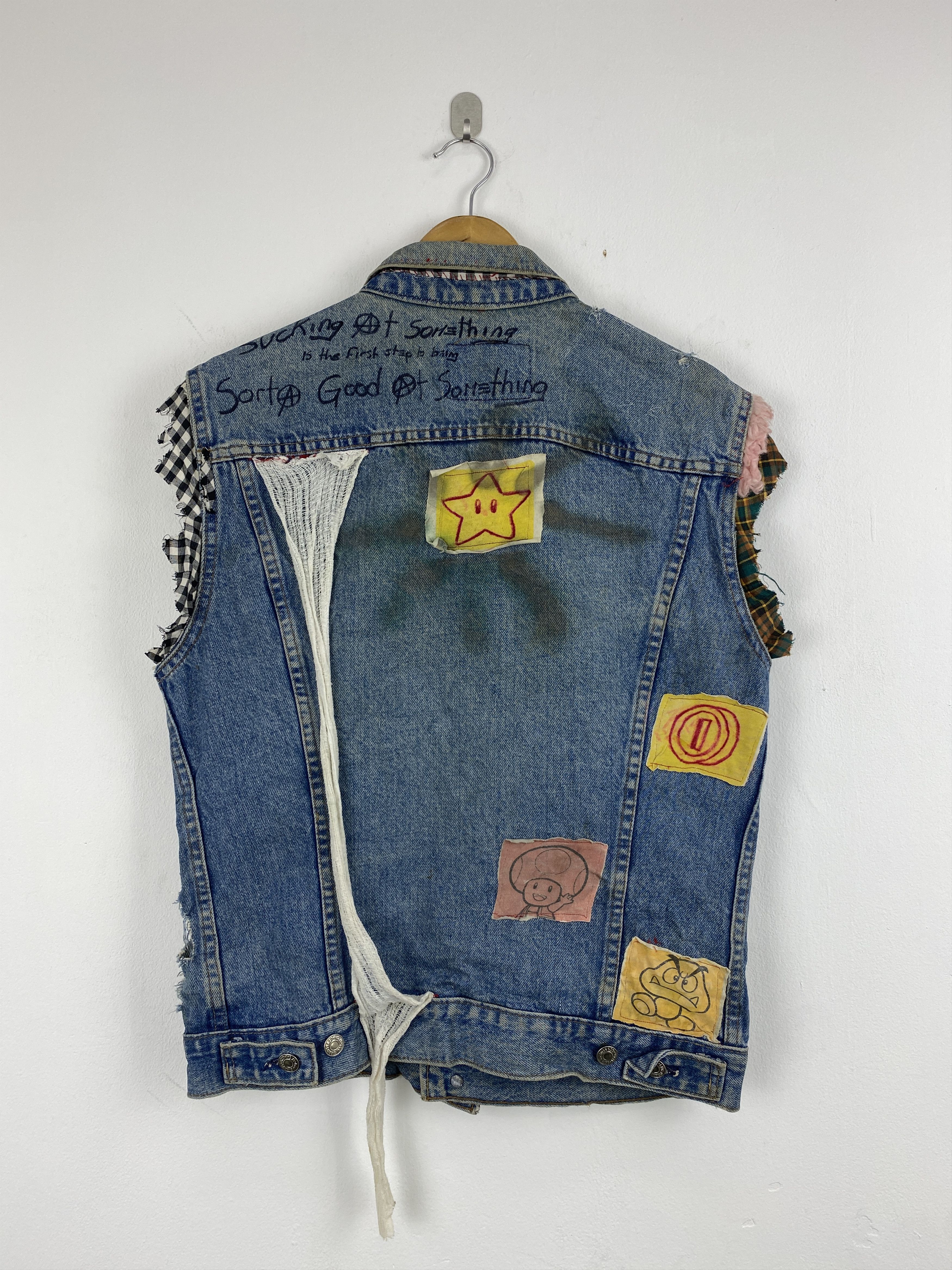 Levi's Vintage 90s Levis Sleeveless Jeans Vest J2009 Size US M / EU 48-50 / 2 - 3 Thumbnail