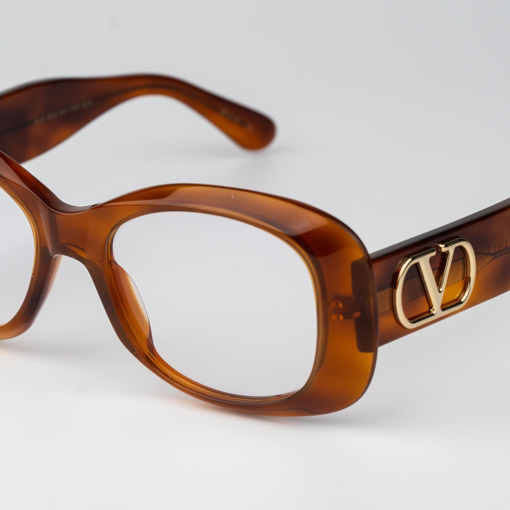 Valentino Valentino Women Eyeglasses Havana Rectangle VLX-181 C Size ONE SIZE - 5 Thumbnail