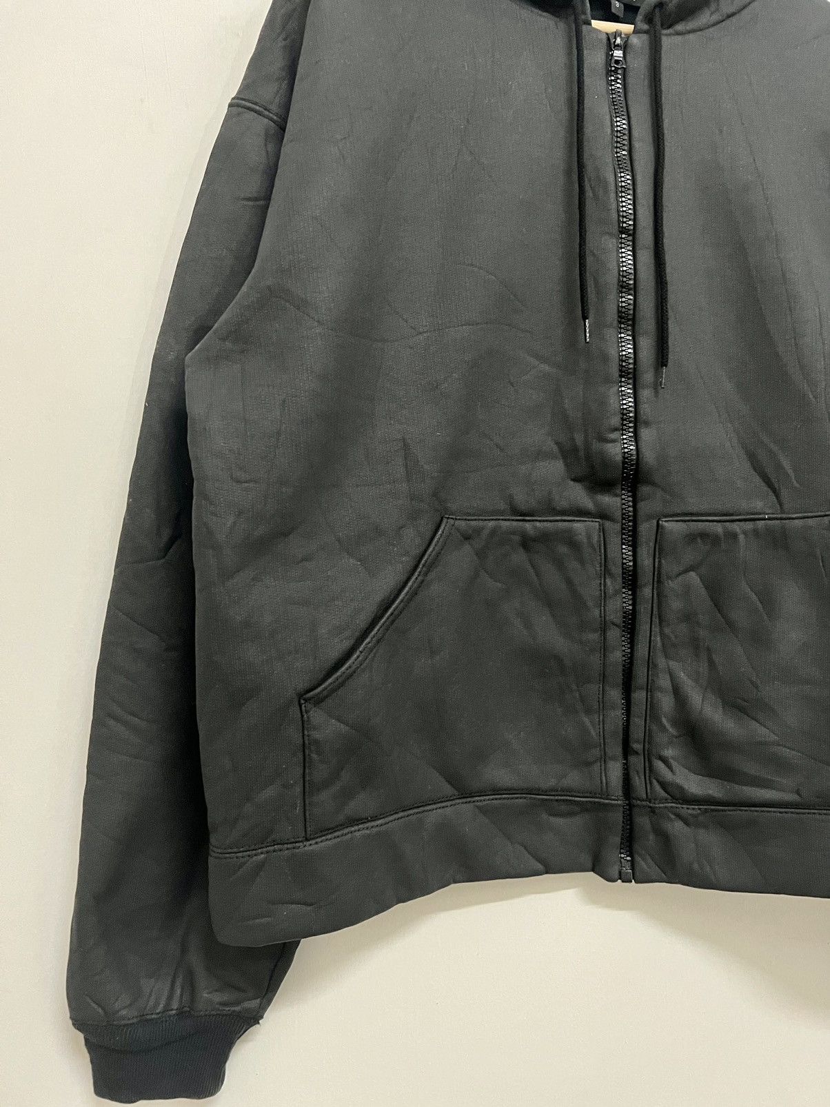 A.P.C. A.P.C BLACK WAX HOODIE SWEATSHIRT Size US L / EU 52-54 / 3 - 4 Thumbnail