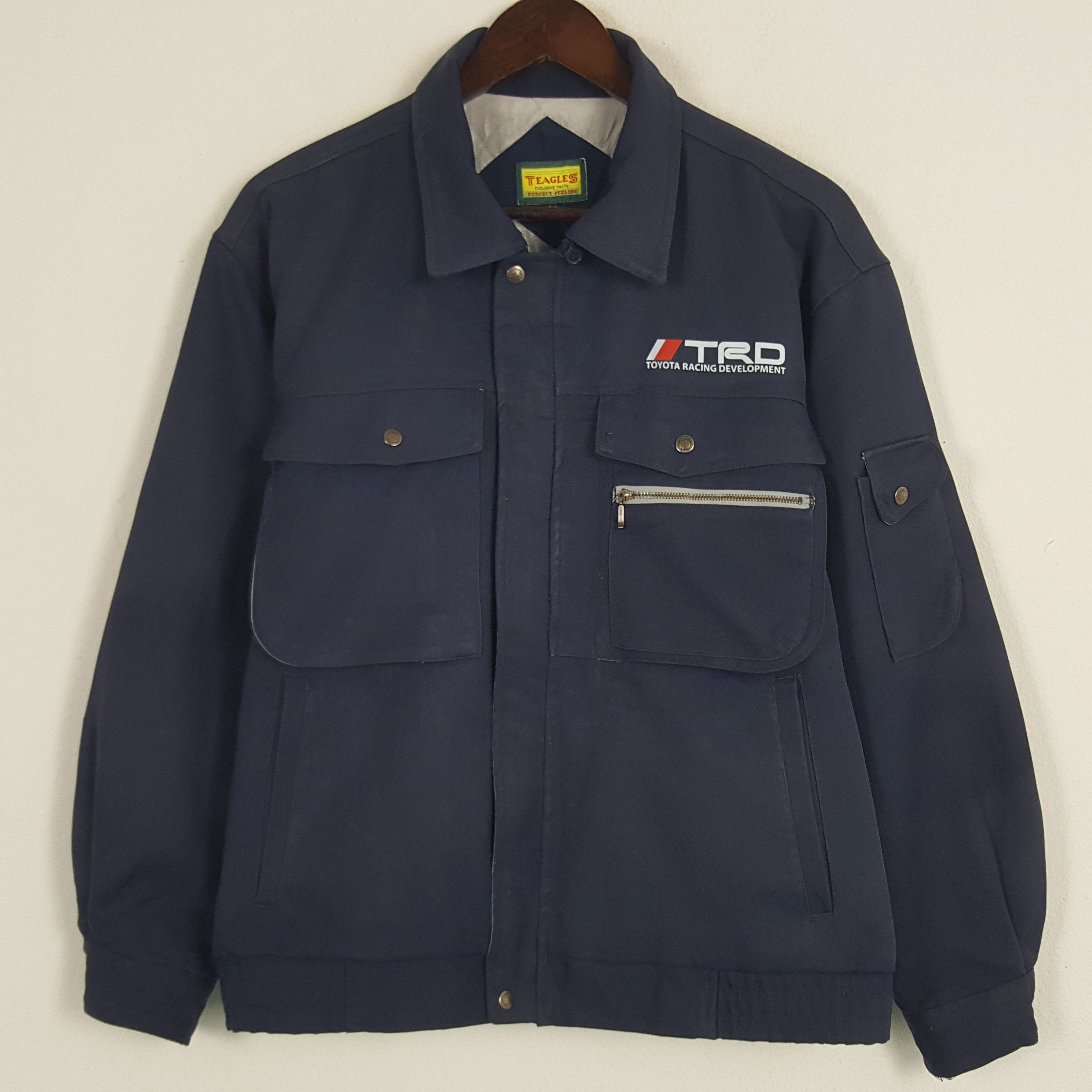Japanese Brand × Vintage Vintage TRD Toyota Racing Worker Custom Art Winter Jacket Size US M / EU 48-50 / 2 - 3 Thumbnail