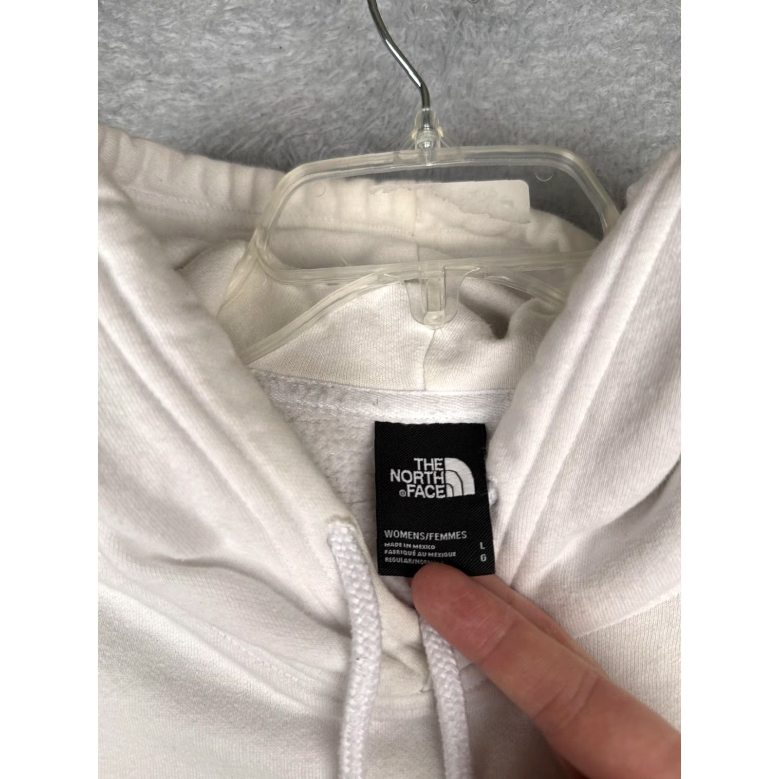 The North Face The North Face Hoodie Womens L White Floral Logo Pullover Sweatshirt Size L / US 10 / IT 46 - 7 Thumbnail
