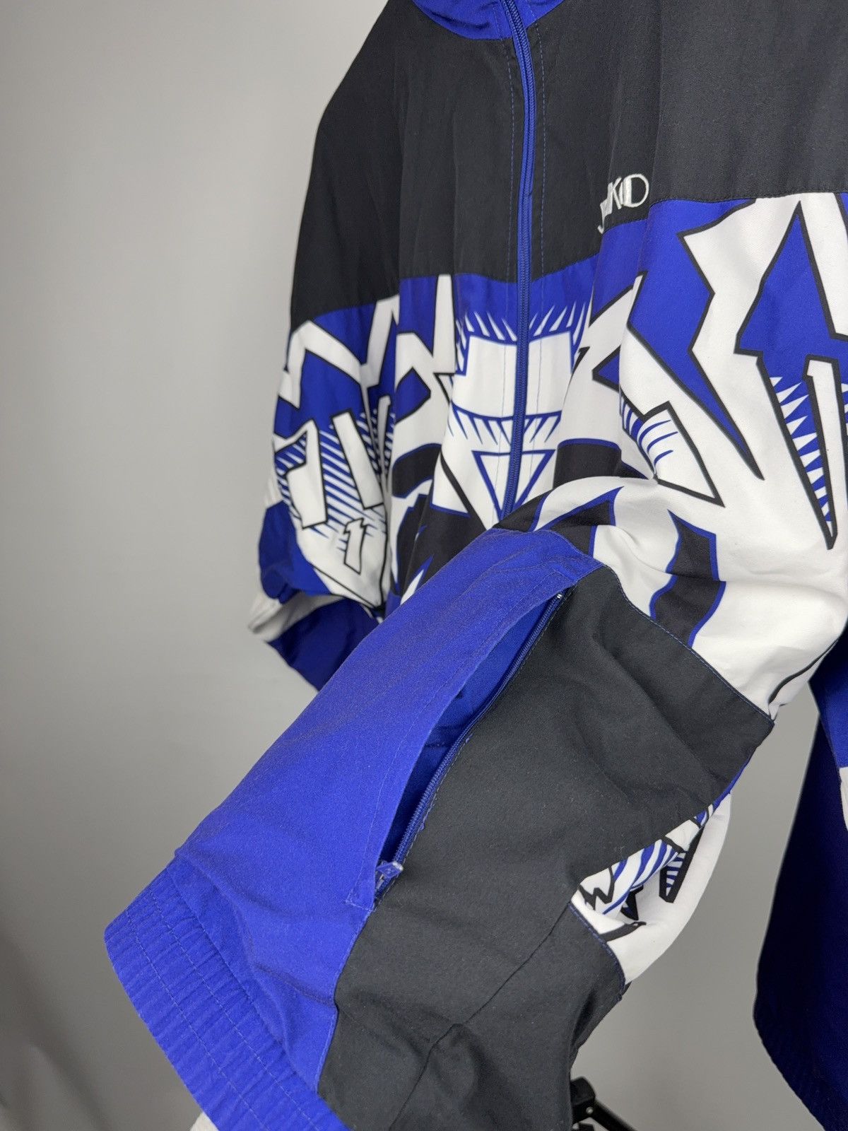 Vintage Vintage 90s JAKO Graphic Track Jacket Bold Logo Blue Size US L / EU 52-54 / 3 - 10 Thumbnail