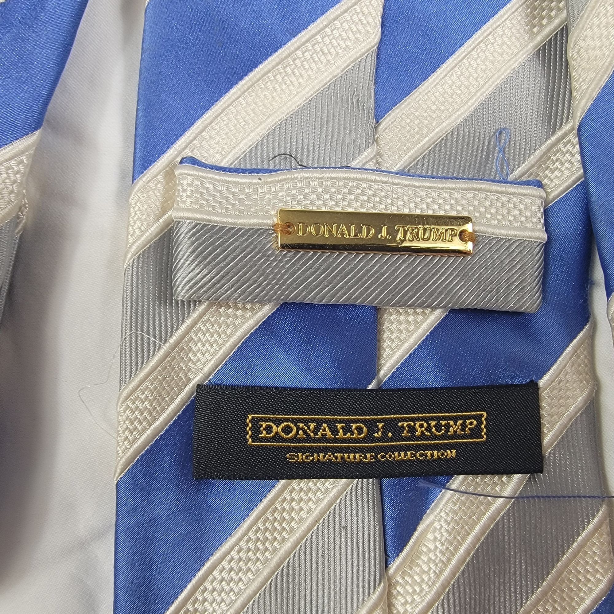 Donald Trump Donald J Trump Signature Collection Executive Tie Blue Diago Size ONE SIZE - 2 Thumbnail