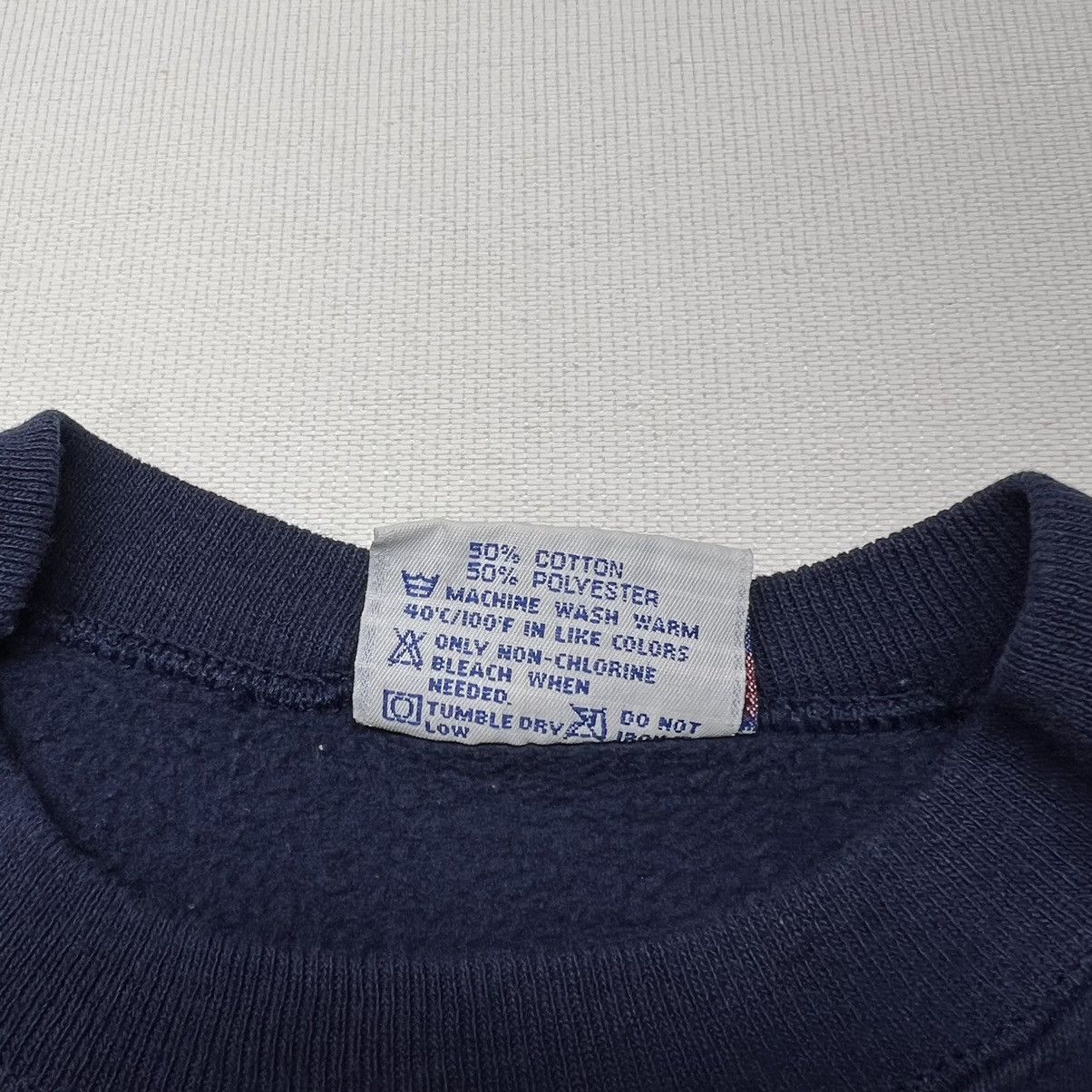 Hanes × Vintage VTG Hanes Classics Crewneck Blue Sweatshirt Sweater Navy Size US XL / EU 56 / 4 - 10 Thumbnail