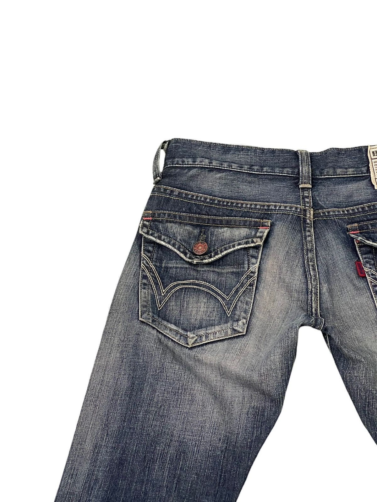 Edwin Flare Jeans Edwin Japan Distress Low Rise Boot Cut 8🟦5 Size US 31 - 19 Thumbnail
