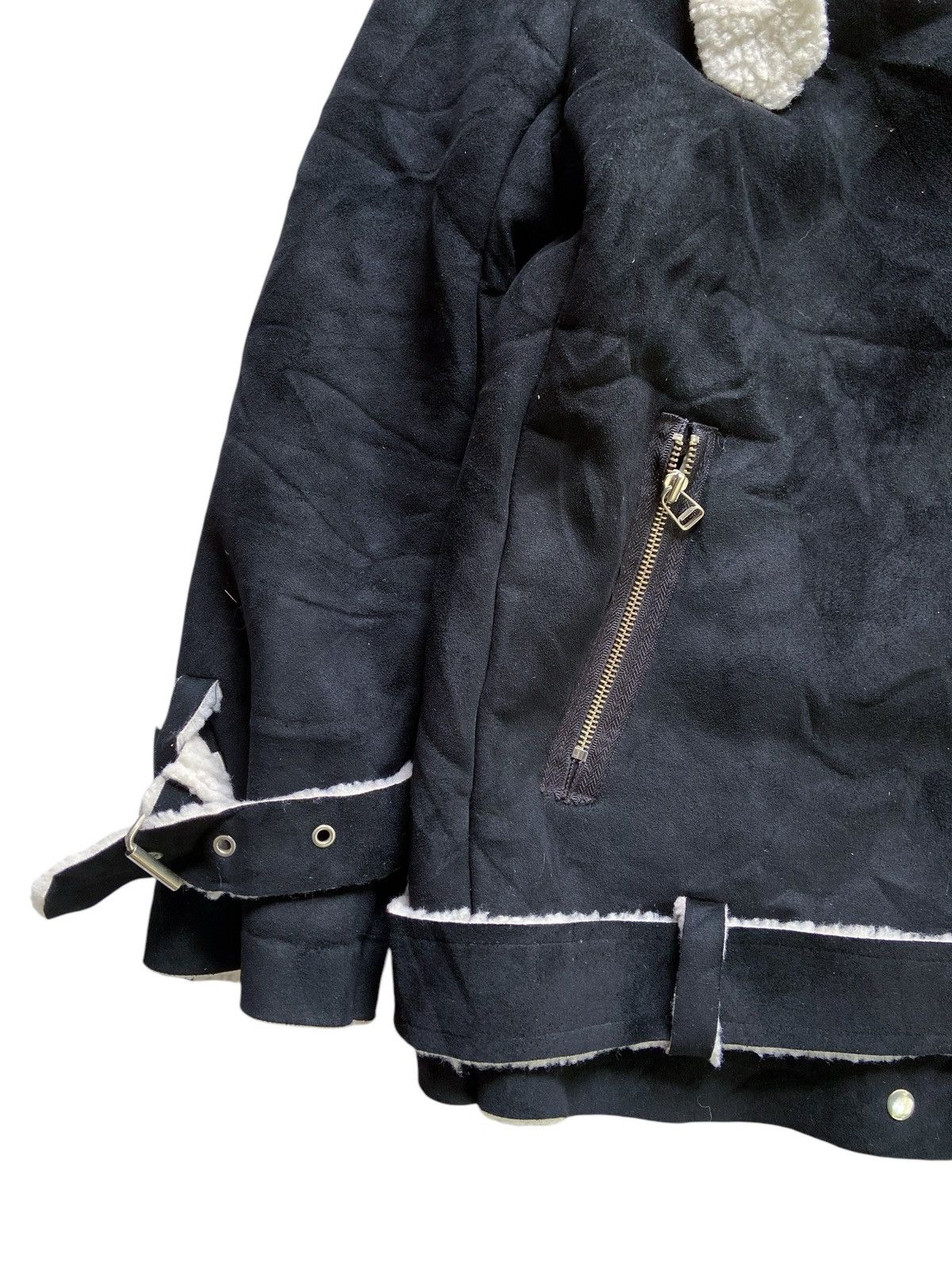 Japanese Brand OLIVER CLOSET BONDAGE SHERPA JACKET Size US L / EU 52-54 / 3 - 7 Thumbnail