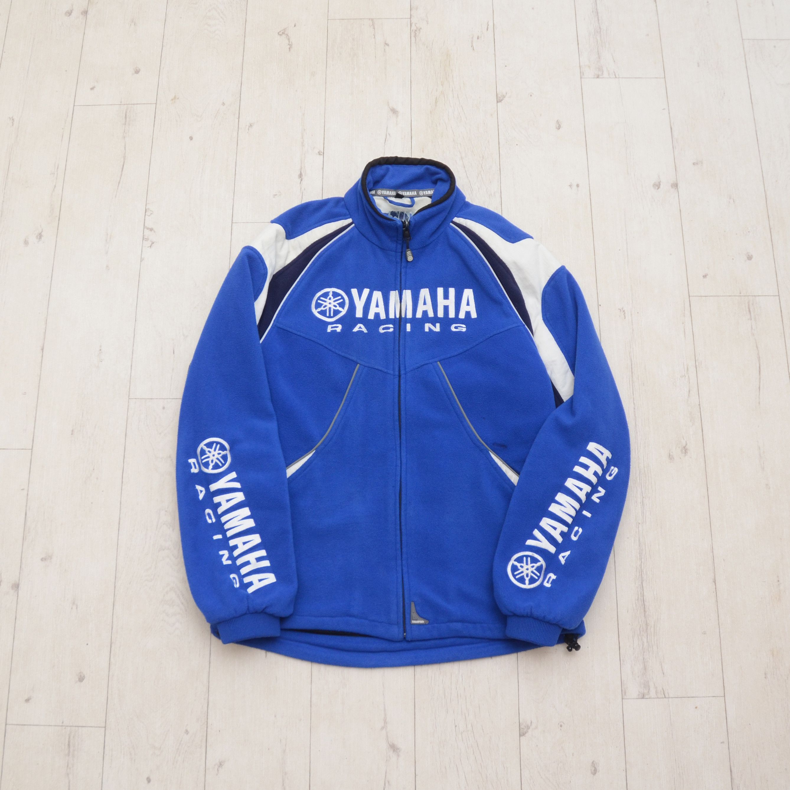 Yamaha Vintage Yamaha Racing Fleece Jacket Full Zip Y2K Big Logo Size US S / EU 44-46 / 1 - 1 Thumbnail
