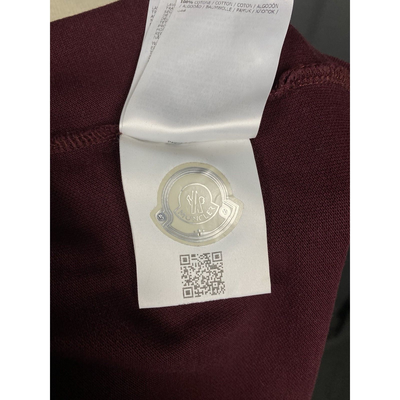 Moncler Moncler Maglia Men's Purple Collared Polo Sweater Size S Size US S / EU 44-46 / 1 - 16 Thumbnail