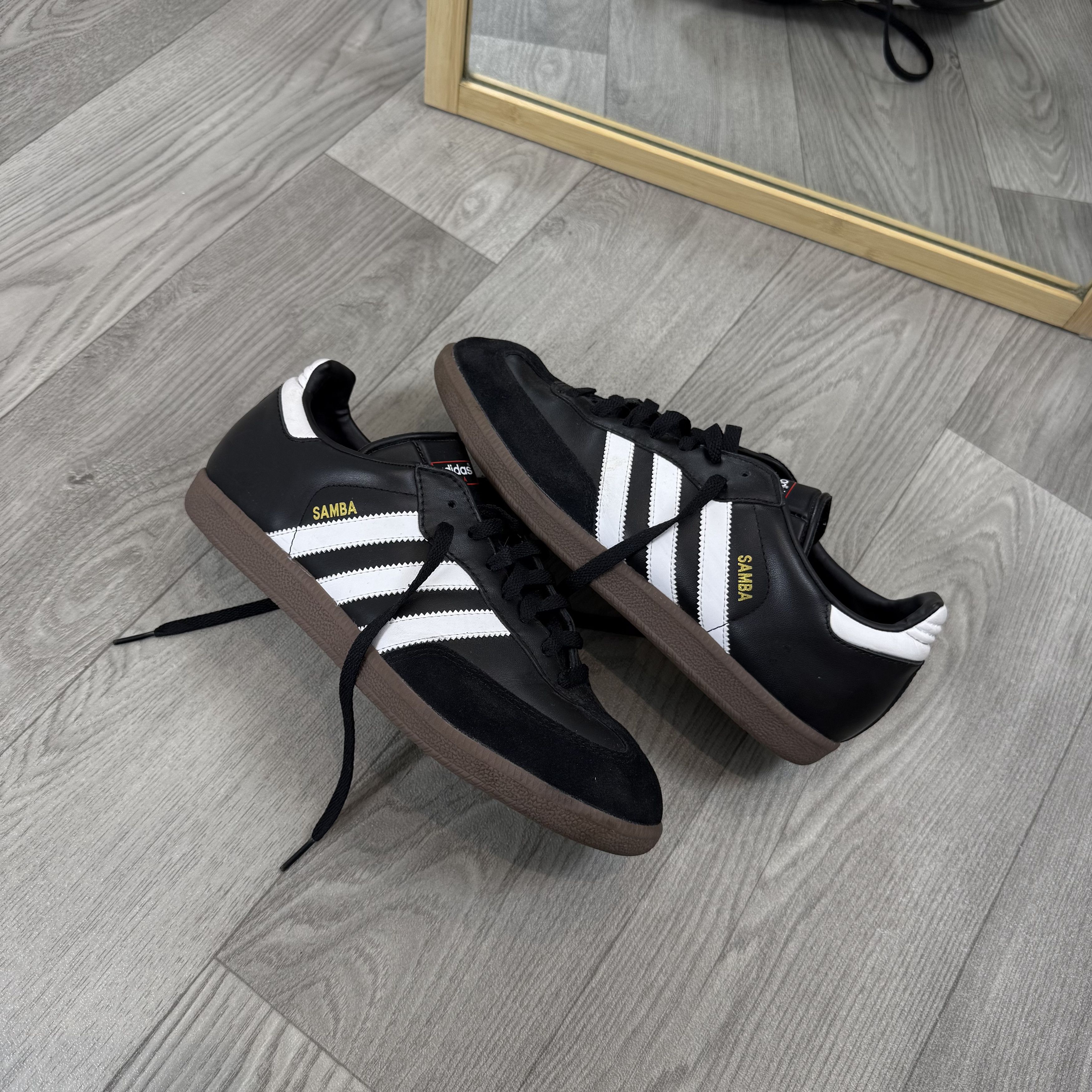 Adidas Adidas Samba 2013 Black Low Top Trainers Sneakers Size US 9 / EU 42 - 3 Thumbnail
