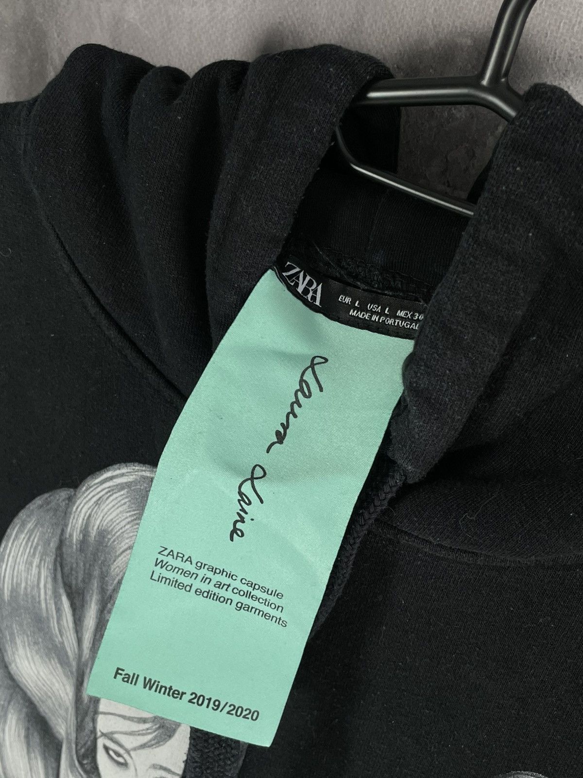 Designer × Zara Laura Laine X Zara Graphic Hoodie Size L / US 10 / IT 46 - 8 Thumbnail