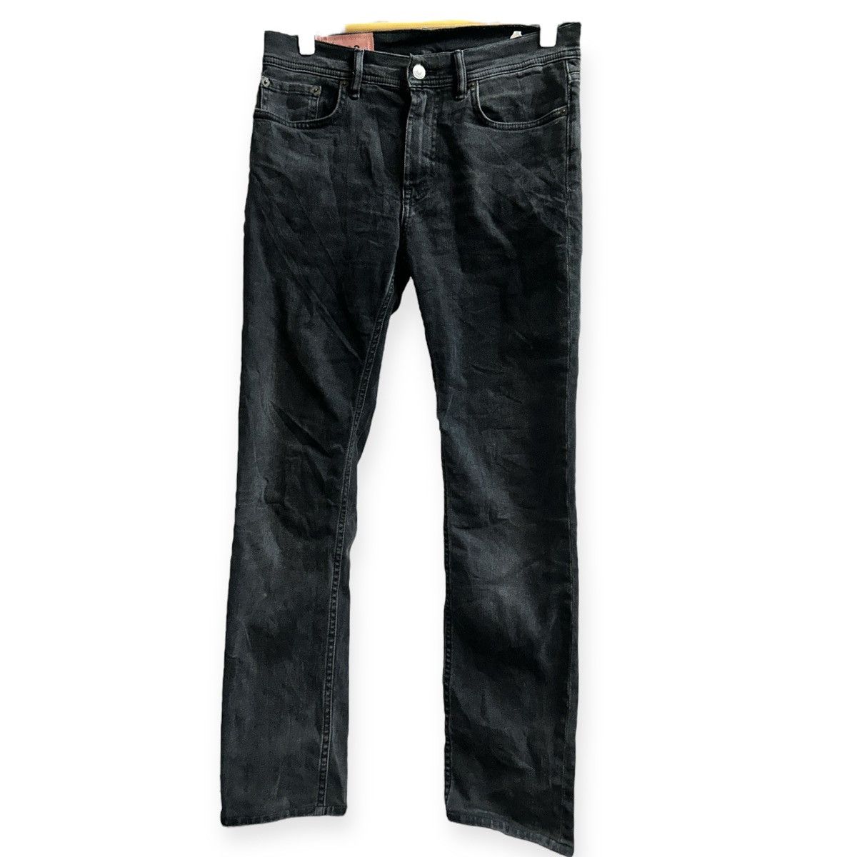 Acne Studios North Used Black Slim Fit Jeans Size US 30 / EU 46 - 2 Thumbnail