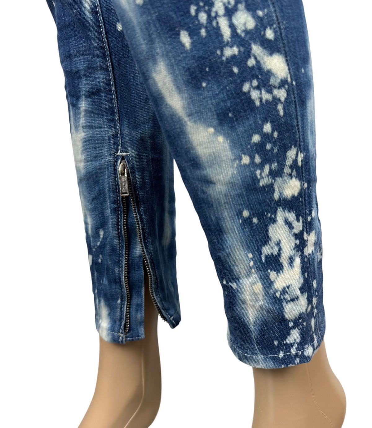 Dsquared2 Dsquared2 Skinny Jeans Ankle Zip Crop Women size 40 Size 27" / US 4 / IT 40 - 9 Thumbnail