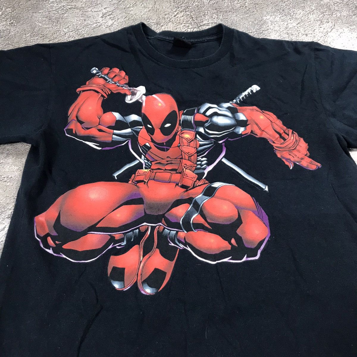 Vintage Vintage Y2K Marvel Deadpool Graphic Tee Streetwear Washed S Size US S / EU 44-46 / 1 - 2 Thumbnail