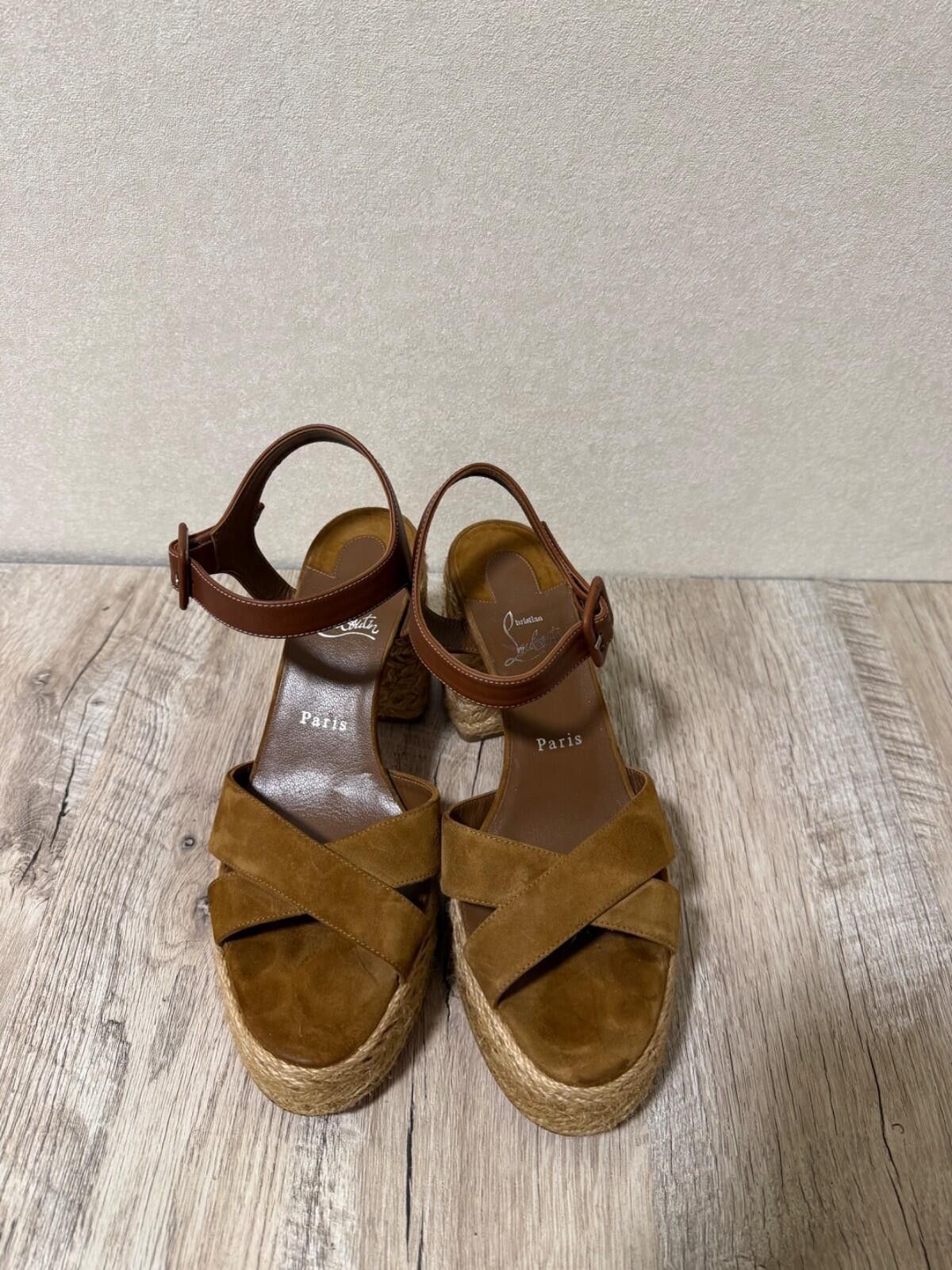 Christian Louboutin Christian Louboutin CALAKALA 70 Platform Espadrille Sandals Size US 9 / IT 39 - 3 Thumbnail